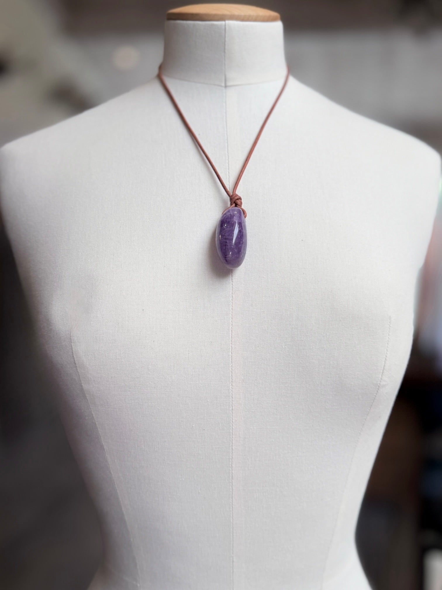 Amethyst necklace A