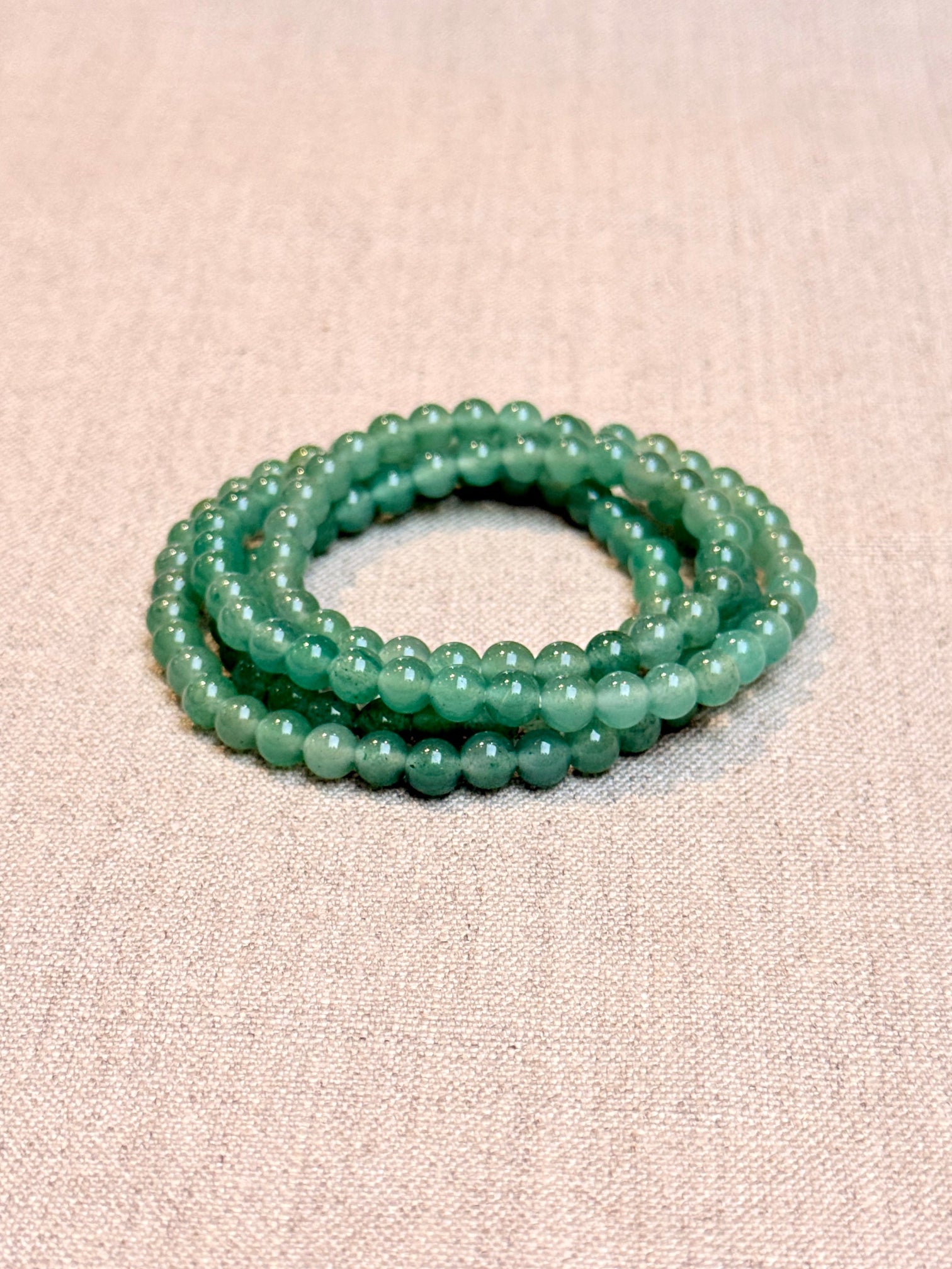Buddhist bracelet quadruple aventurine