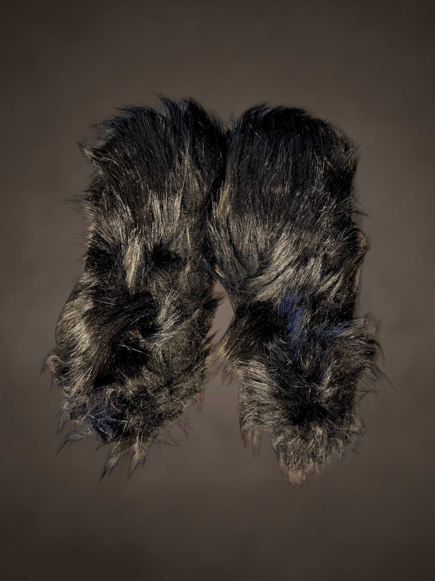 Yohji Yamamoto Faux Fur Mittens AW 2000