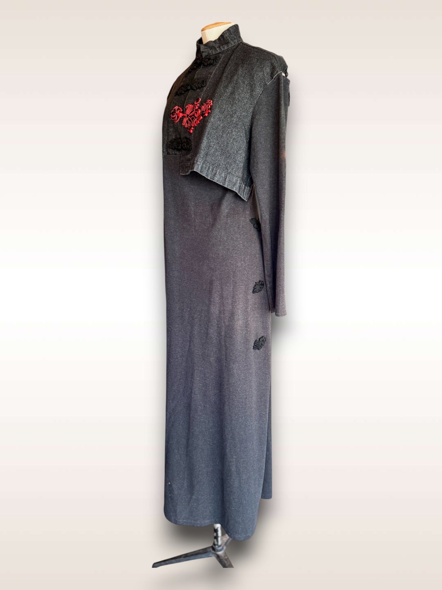 Yohji Yamamoto mandarin collar spring 1994 angle view