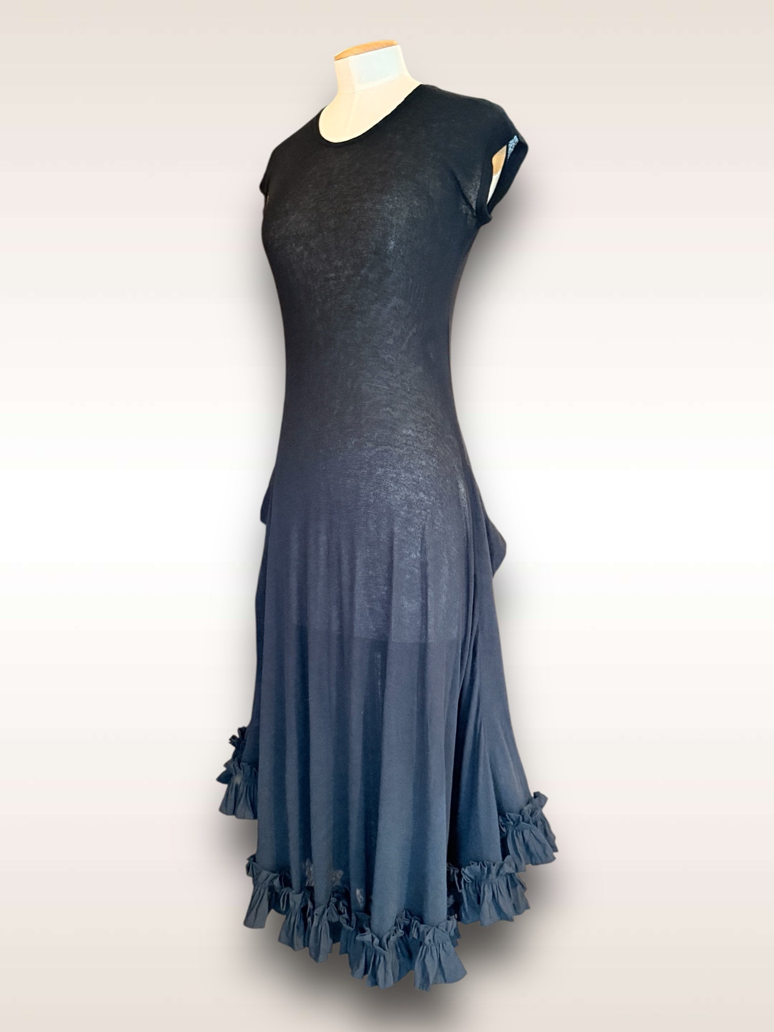 Yohji Yamamoto ss1999 ruffle dress