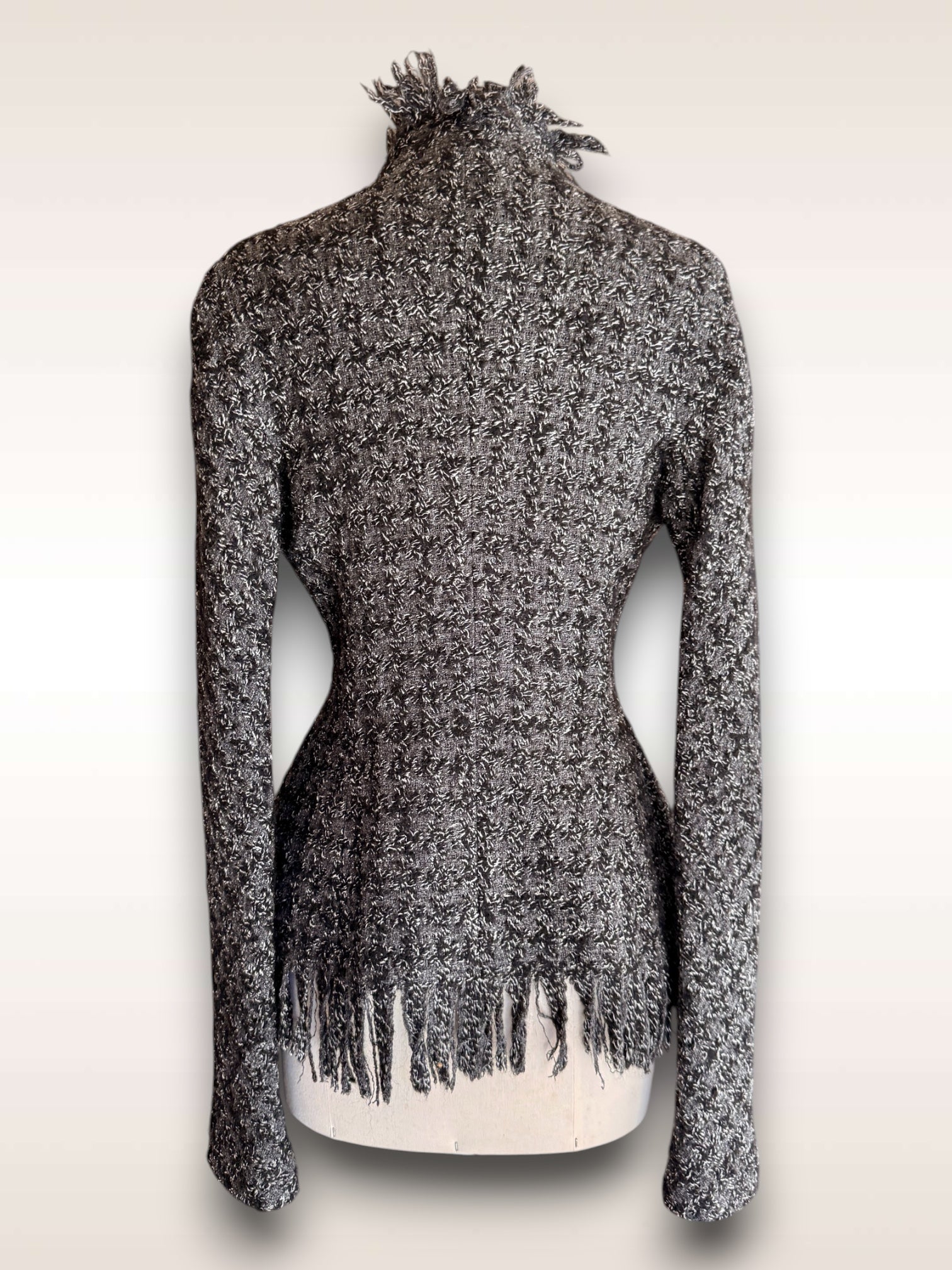 yohji yamamoto up-fringe jacket aw 2008 back