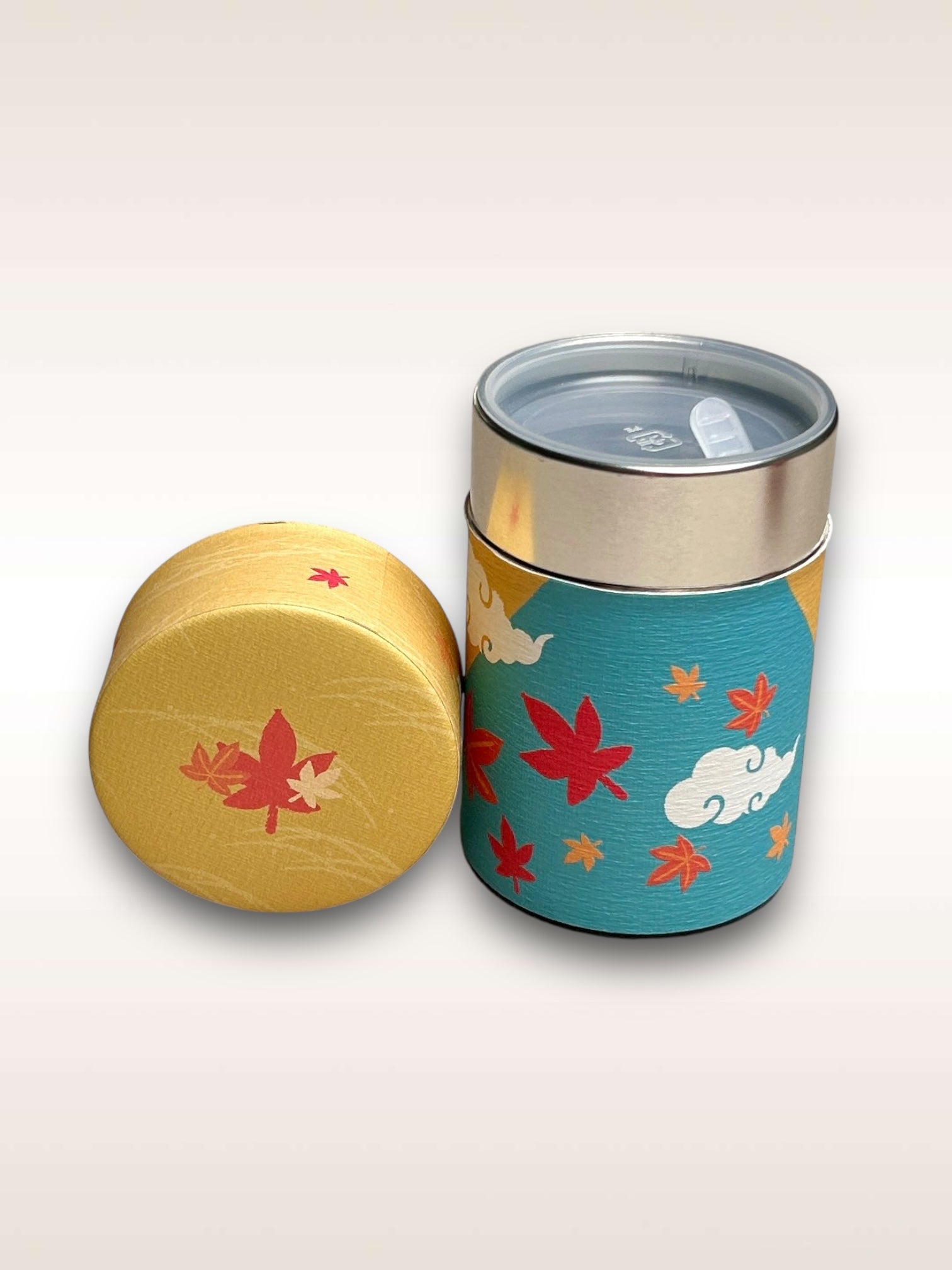Tea Canister Yellow with inner Lid