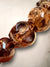 Buddhist Bracelet Smokey Quarts skull detail