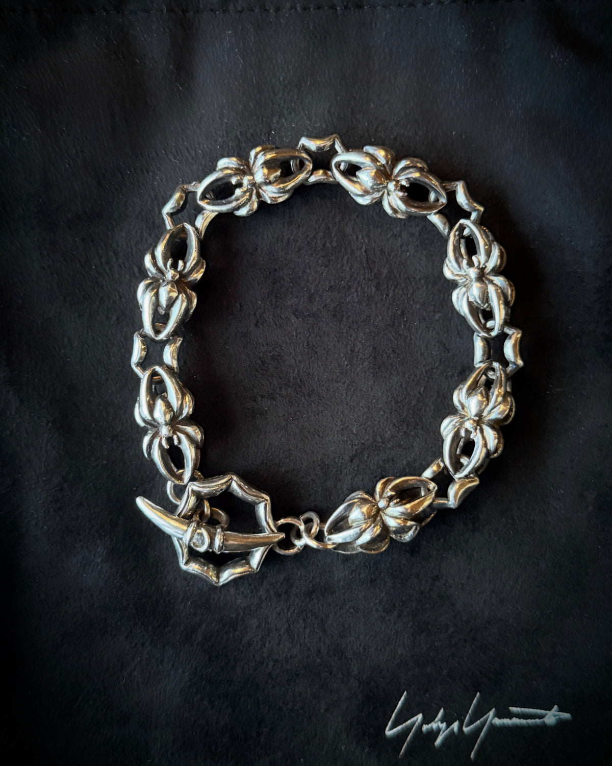 Yohji Yamamoto jewelry men’s silver bracelet aw 2003