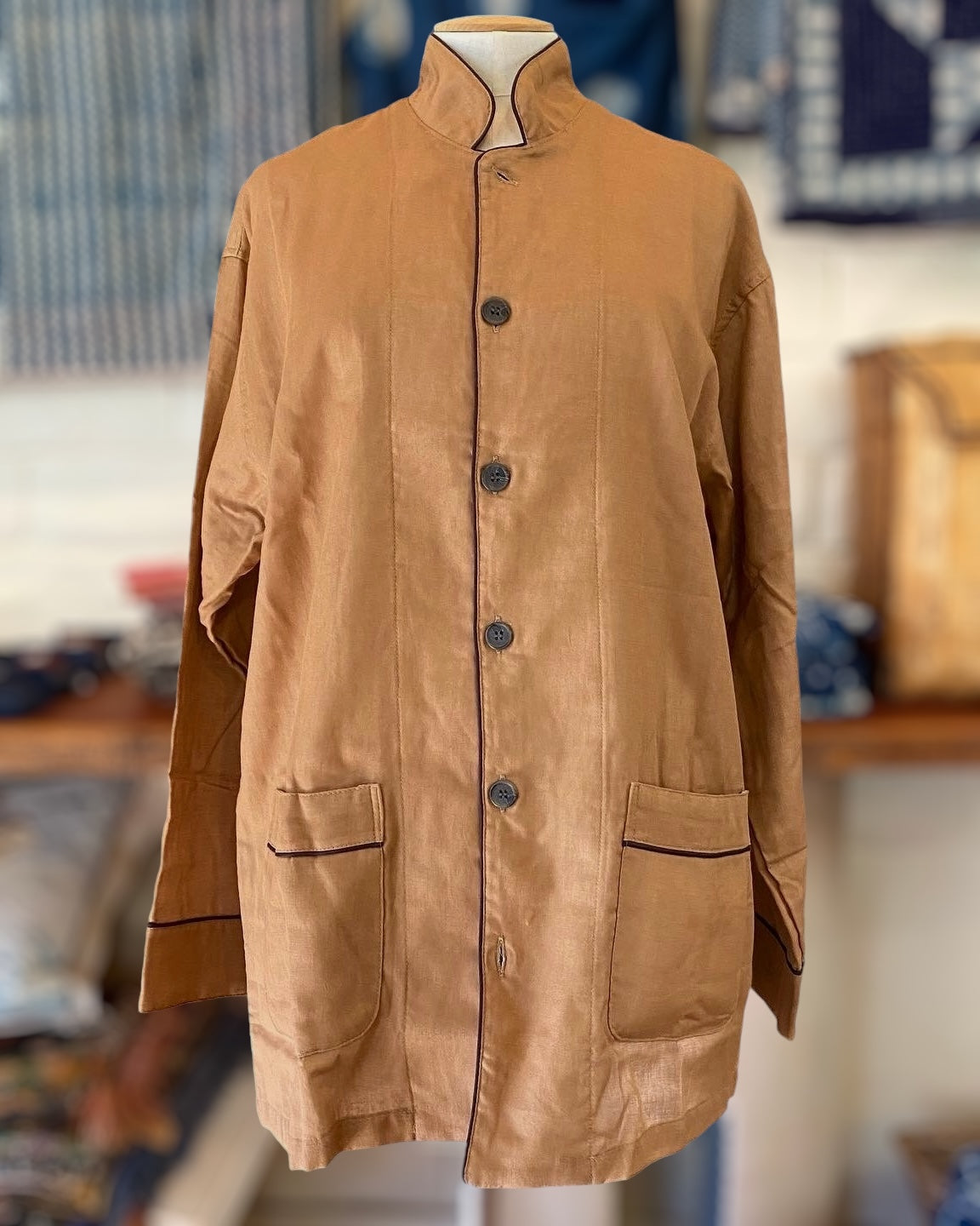 Japanese Gauze Pajamas Persimmon