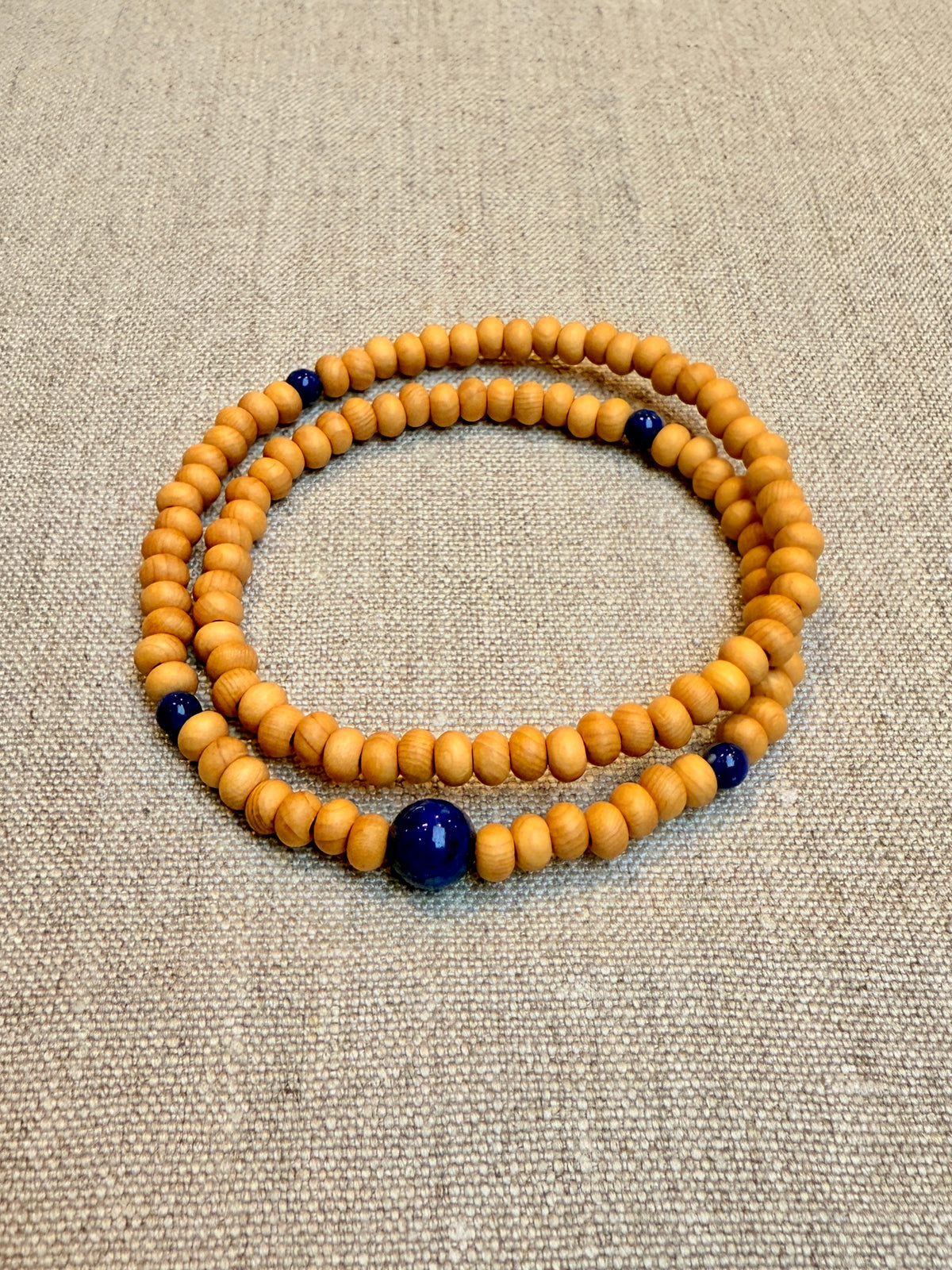 108 Buddhist Bracelet • Lapis/Kaya