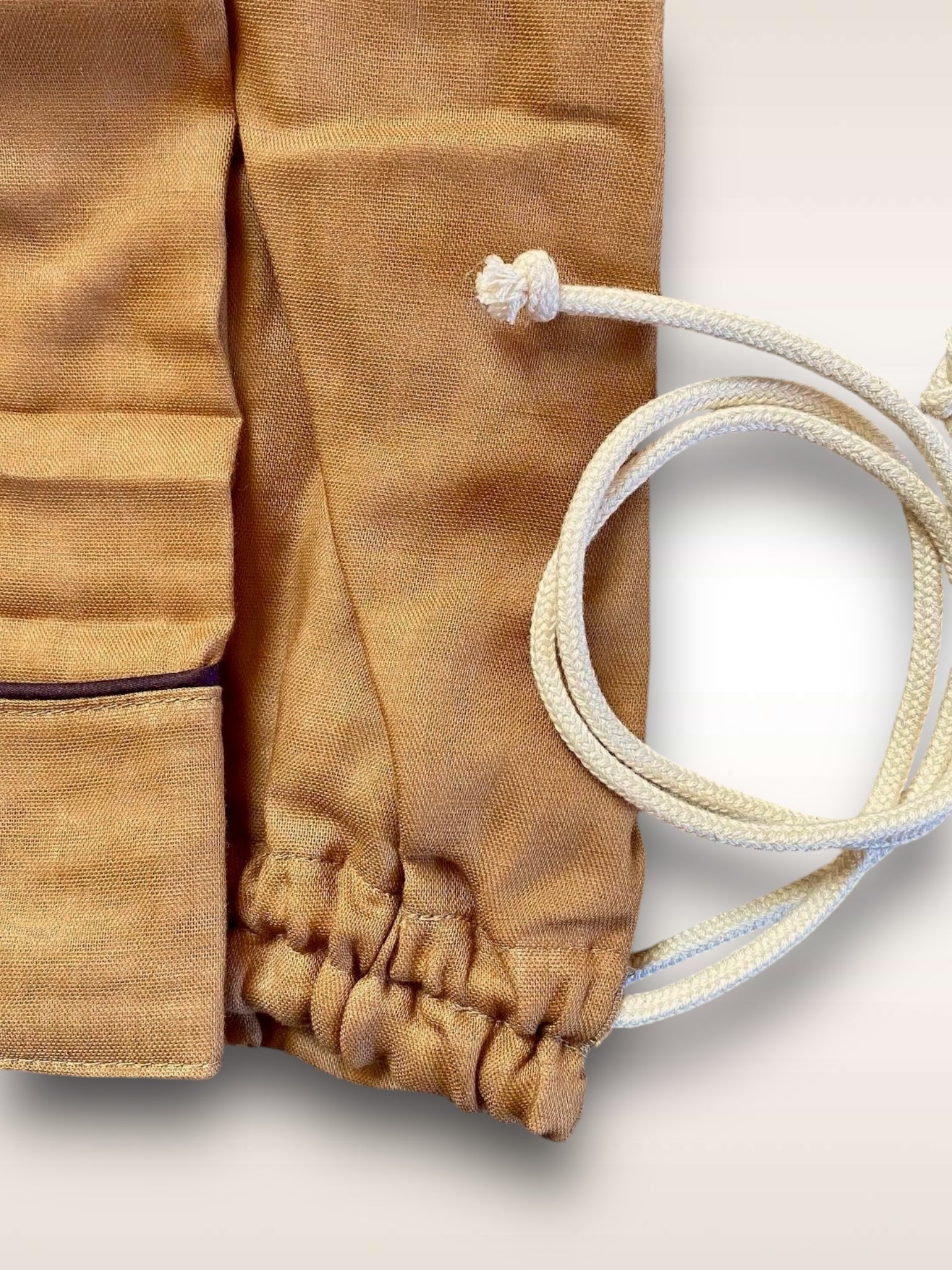 Japanese Pajamas Persimmon Detail