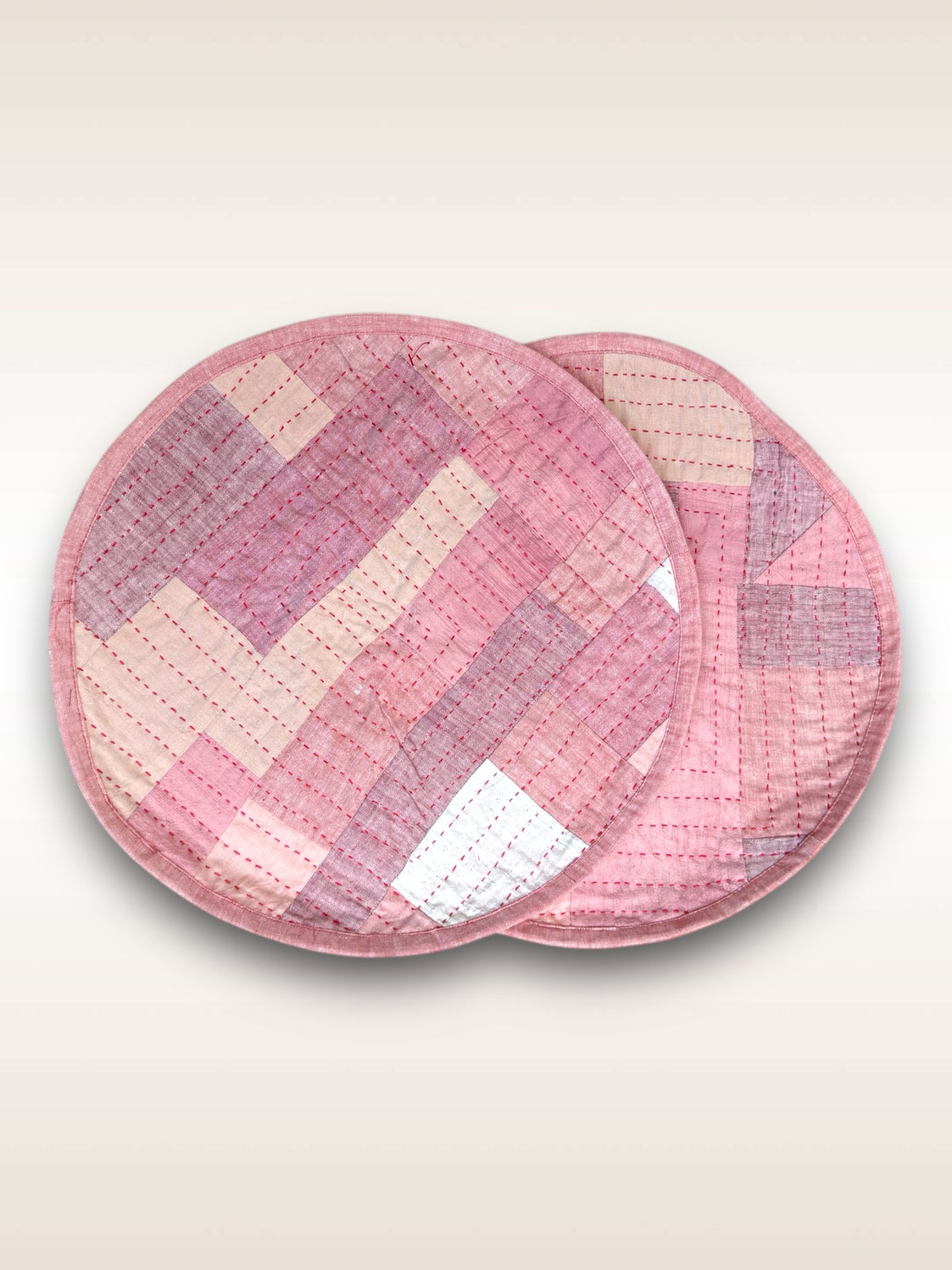 Art Quilt Table Mat set of 2