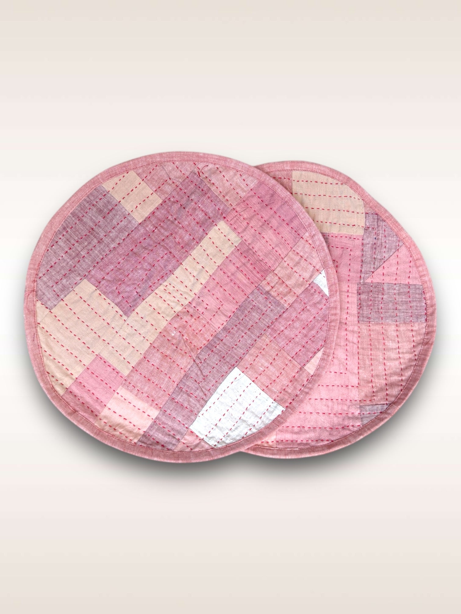 Art Quilt Table Mat set of 2