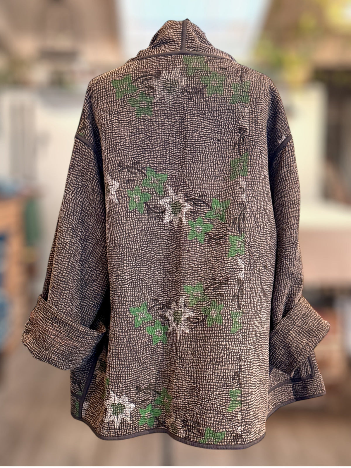 Big Easy Jacket Charcoal Reverse