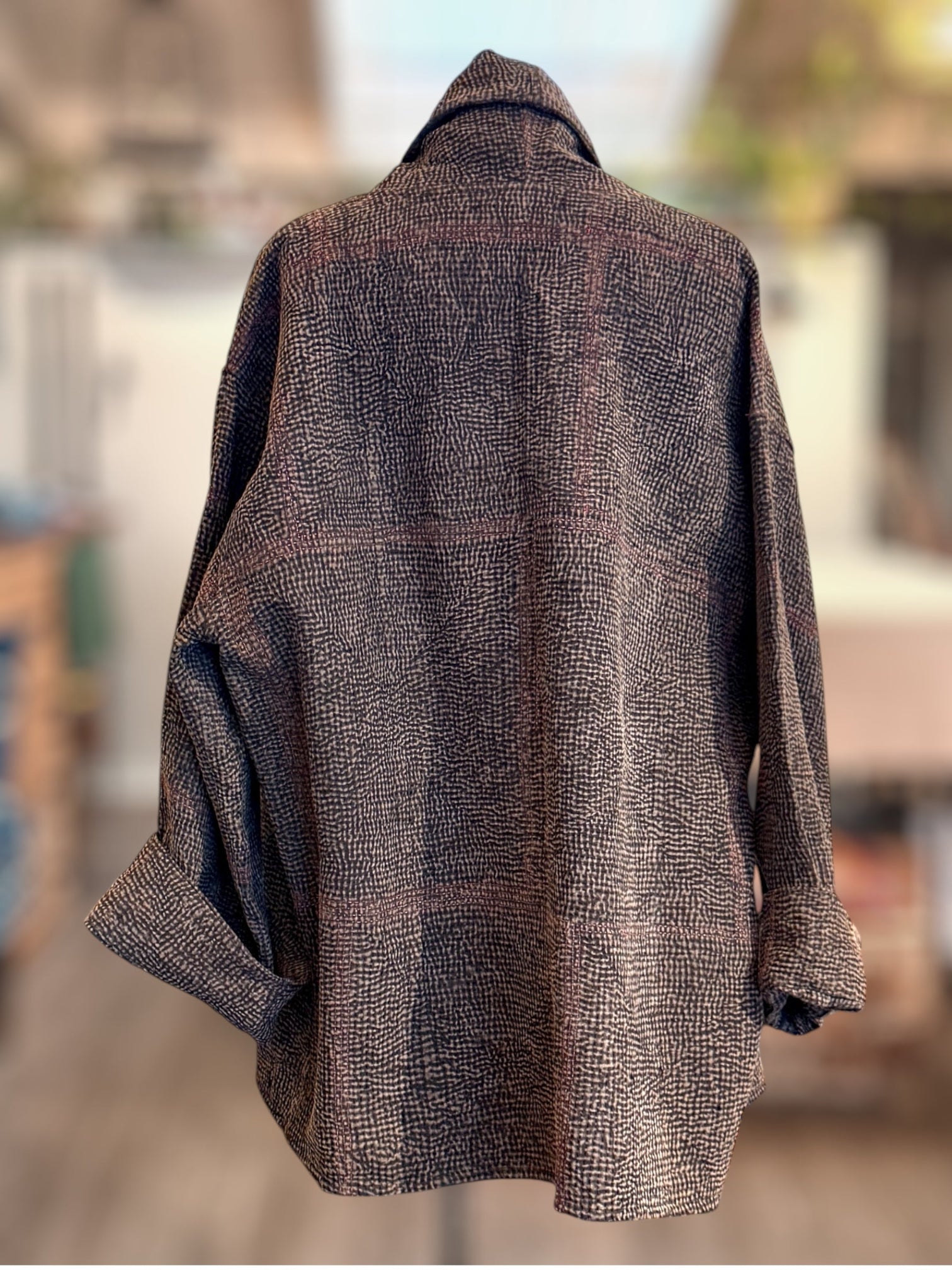 Big Easy Jacket Charcoal back