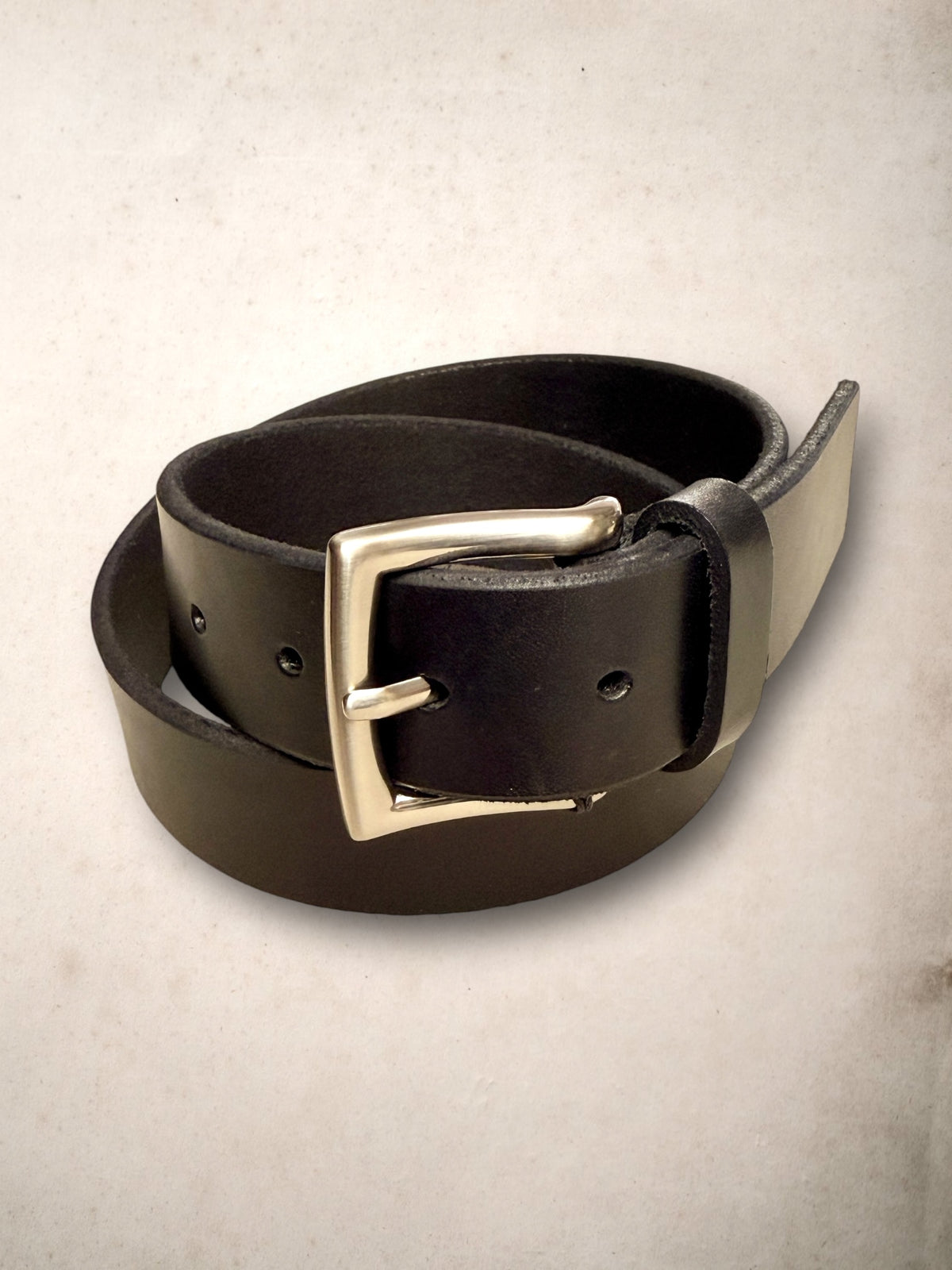 Black Leather Belt by Ezra Arthur