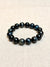 Buddhist bracelet blue tiger eye L