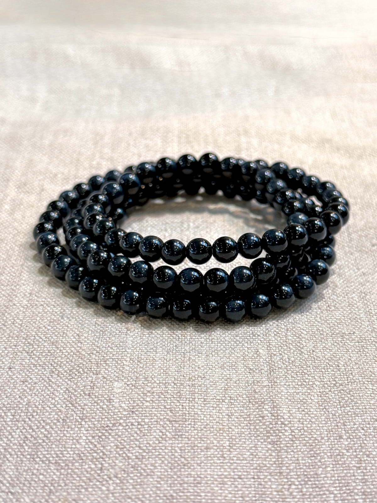 Buddhist bracelet blue tigers eye quadruple 