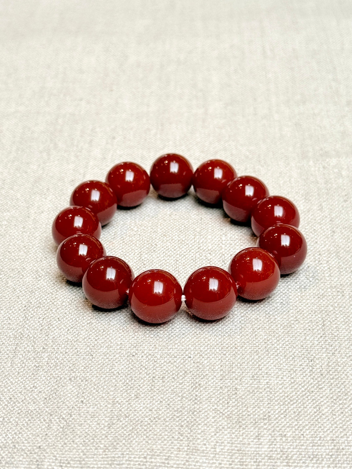 Buddhist bracelet red agate