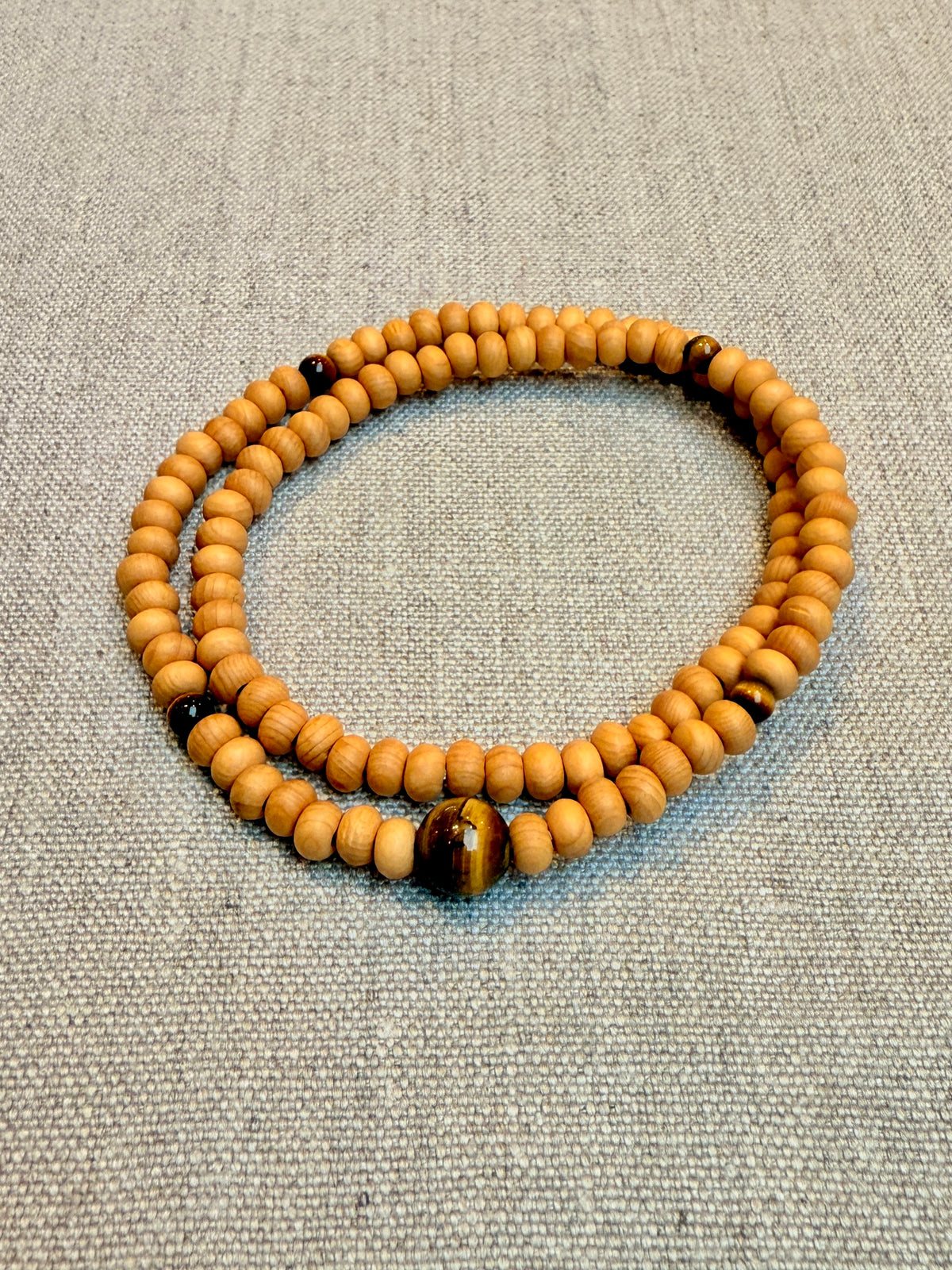 108 Buddhist Bracelet • Tigers Eye/Kaya