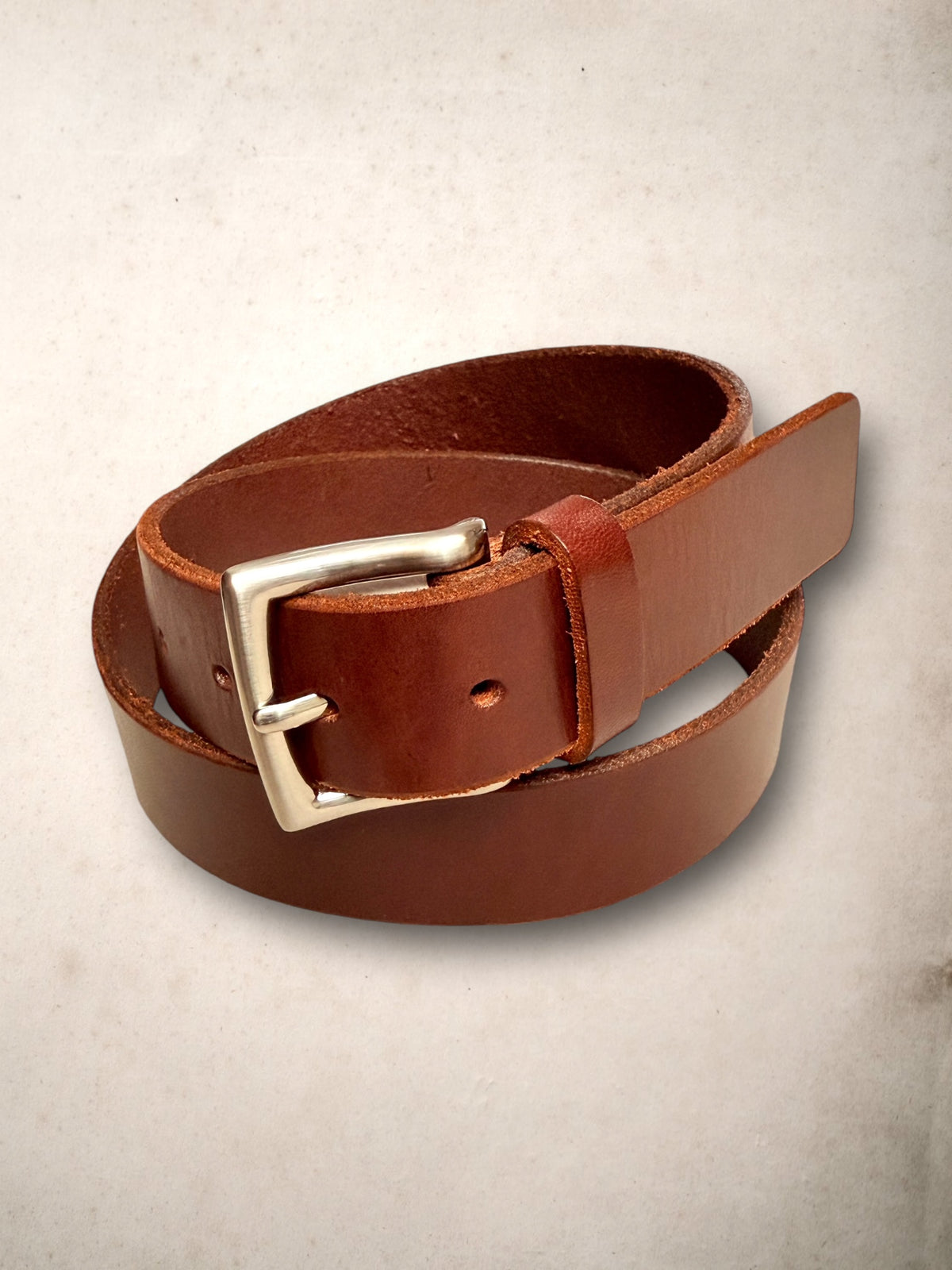 Ezra Arthur Leather Belt Brown