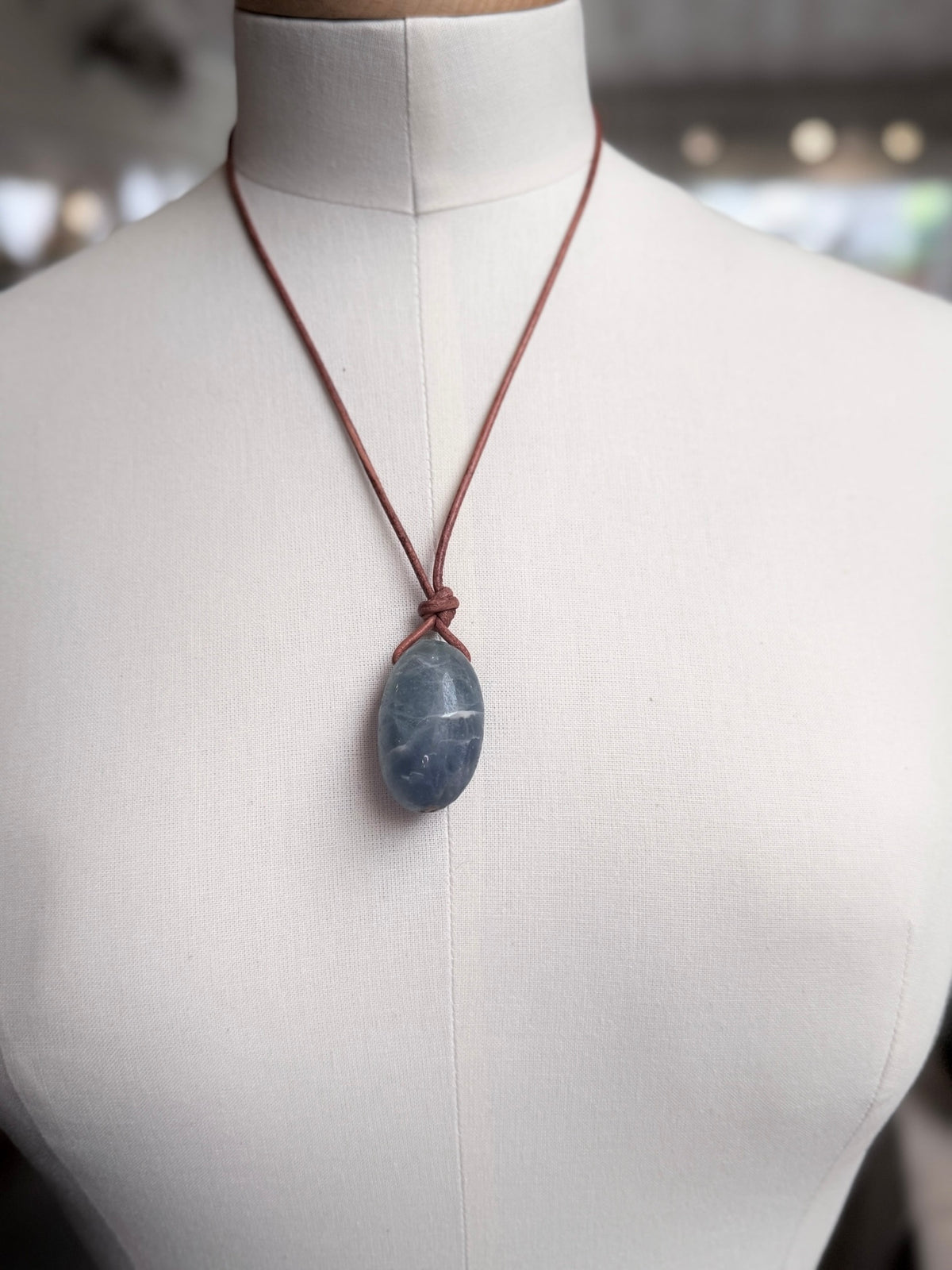 Fluorite Necklace A detail