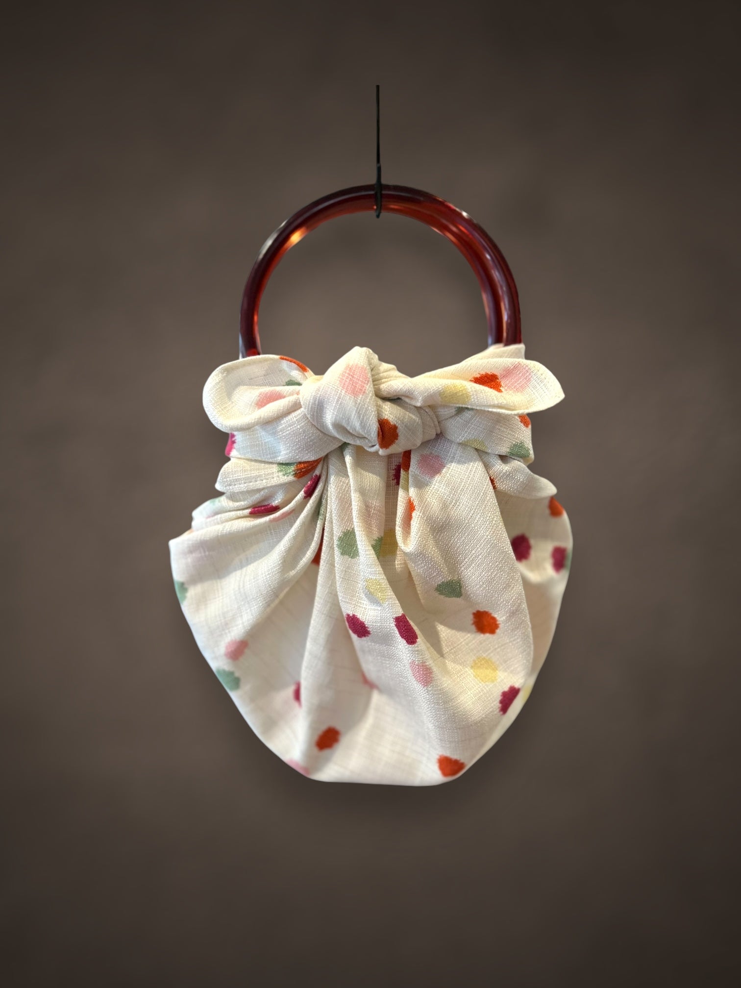 Furoshiki Strawberry Bag Mini Polka Dots