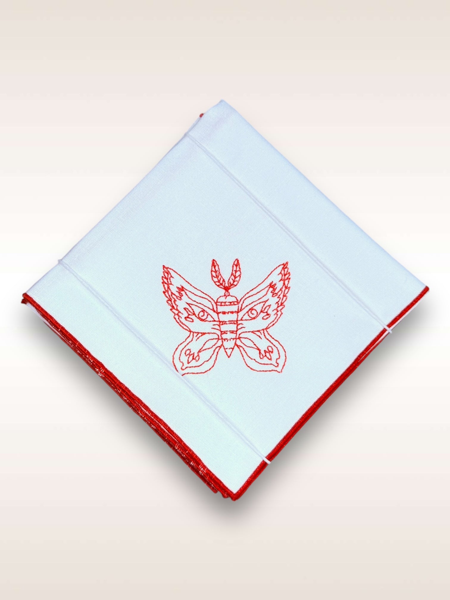 Hemp Dinner Napkin set Moth