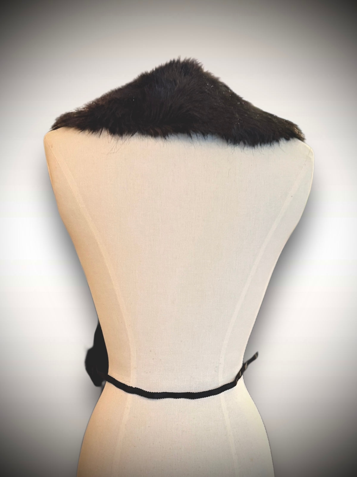 Limi Feu Scarf Faux Fur Lapel Back