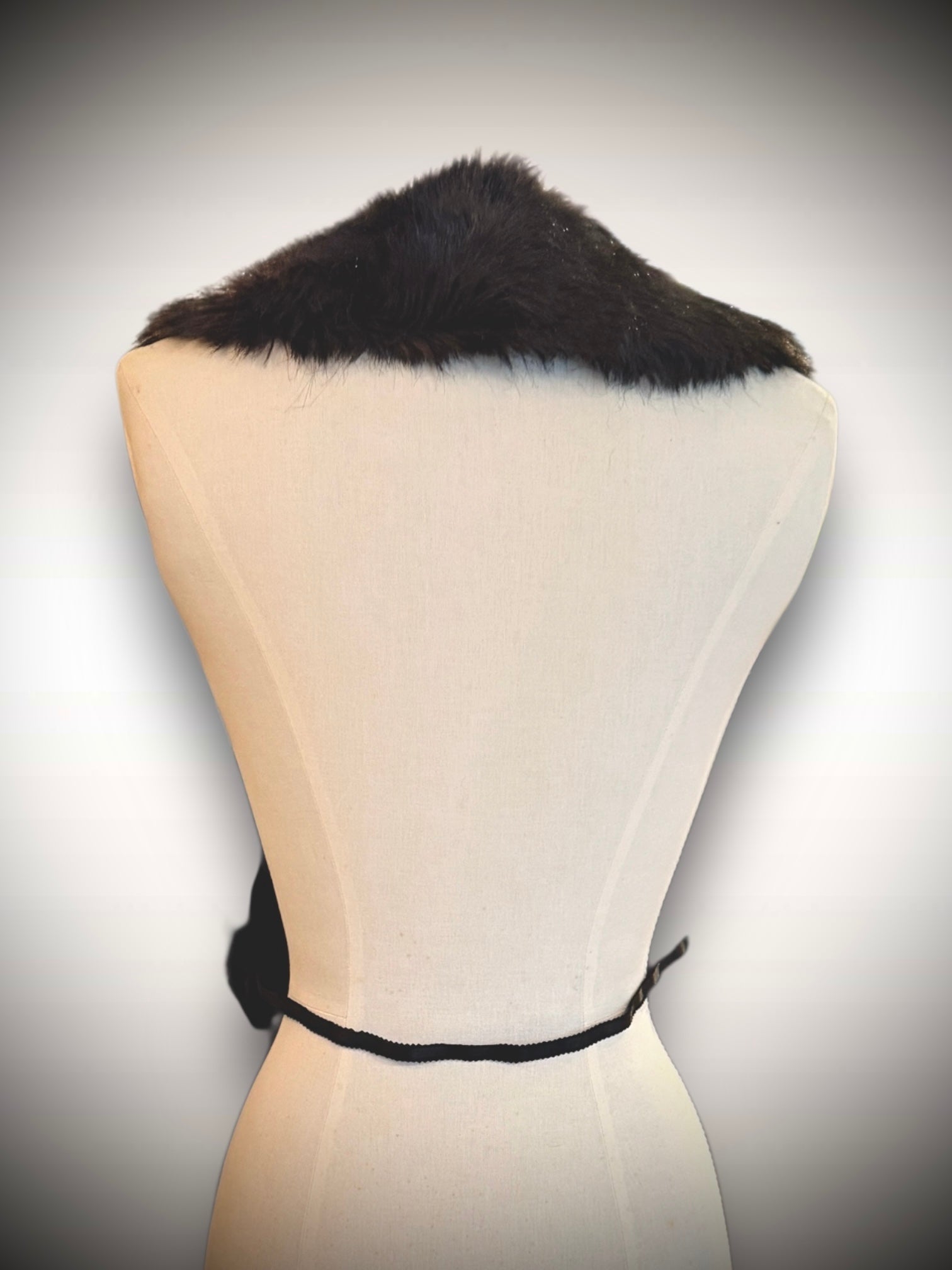 Limi Feu Scarf Faux Fur Lapel Back