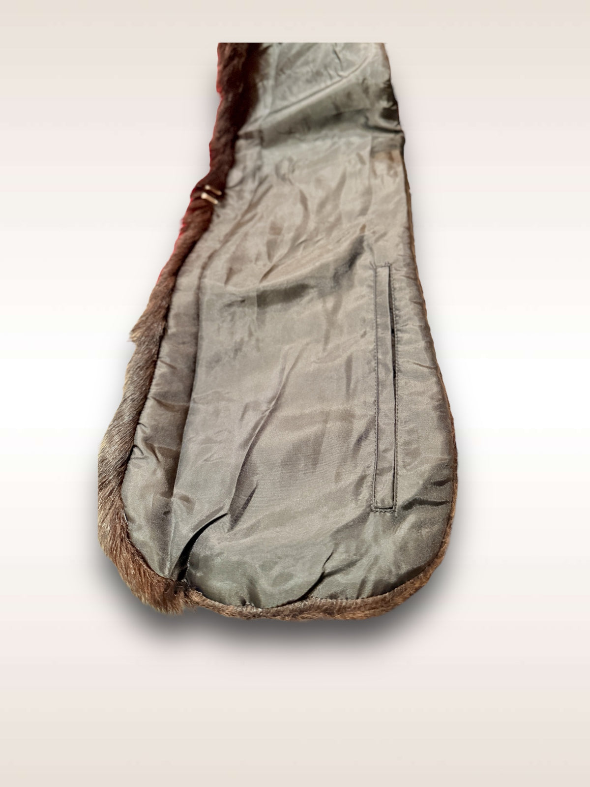 Limi Feu Scarf Faux Fur Lapel Pocket detail