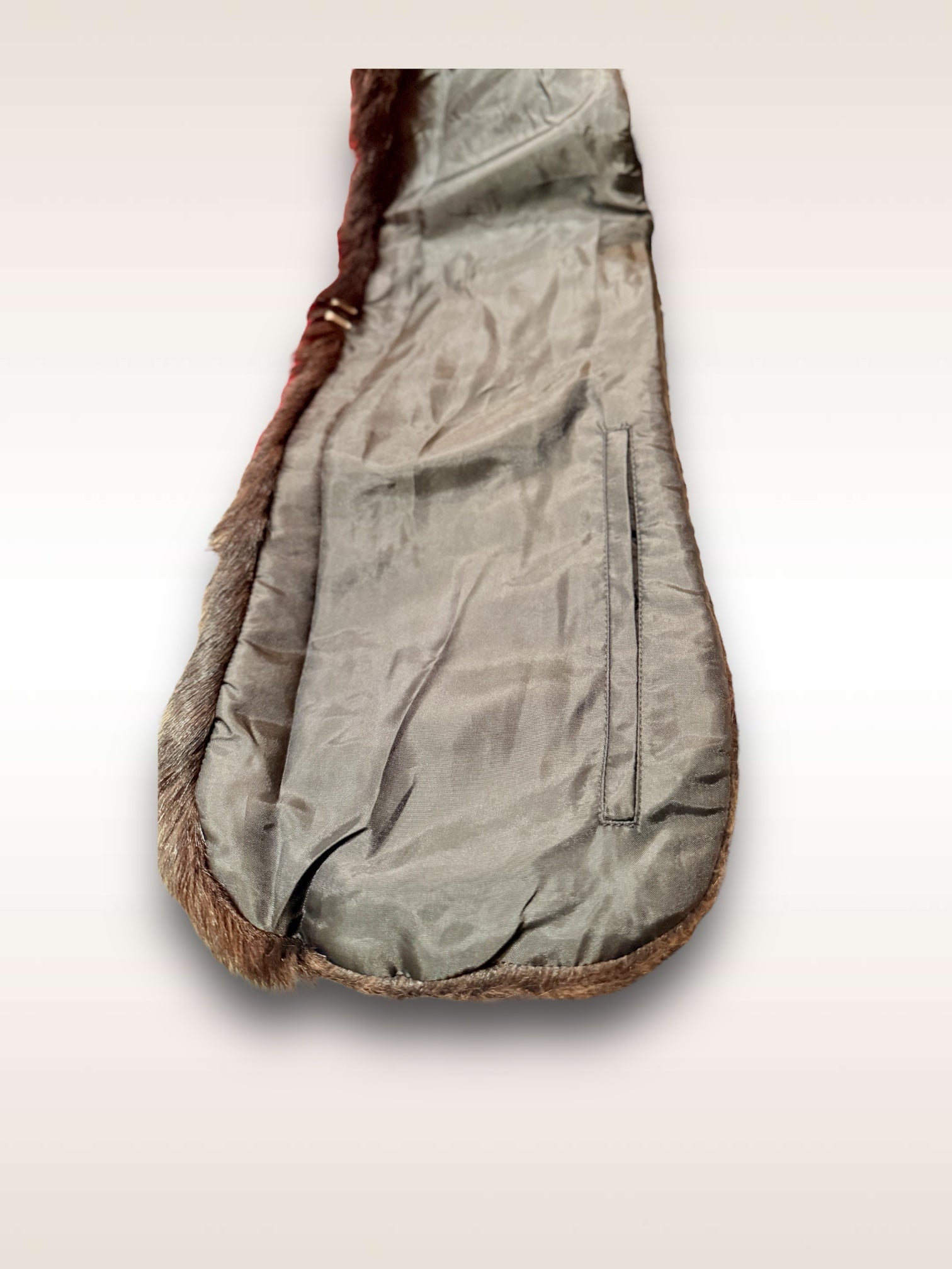 Limi Feu Scarf Faux Fur Lapel Pocket detail