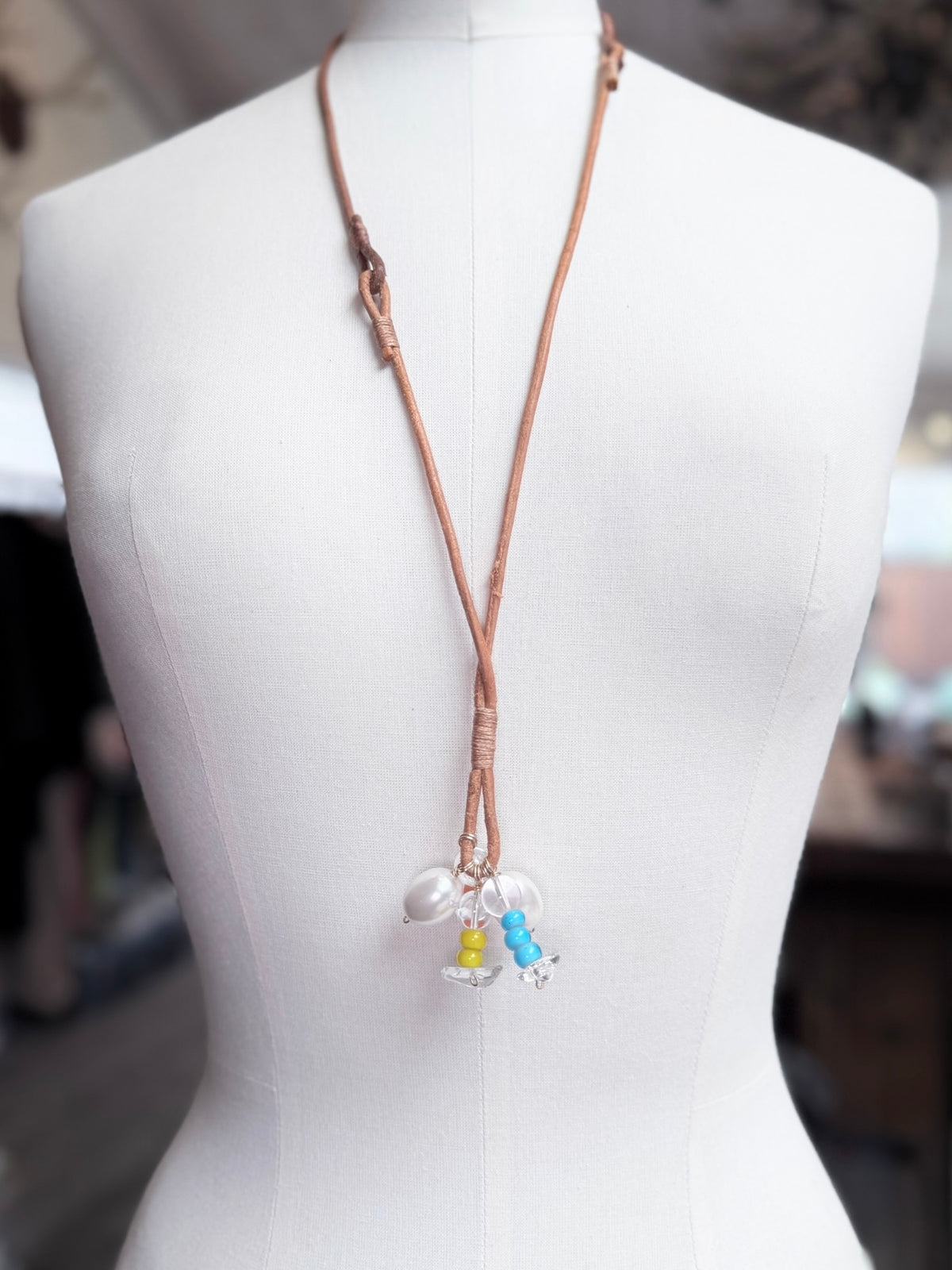 Multi Color Beads Necklace