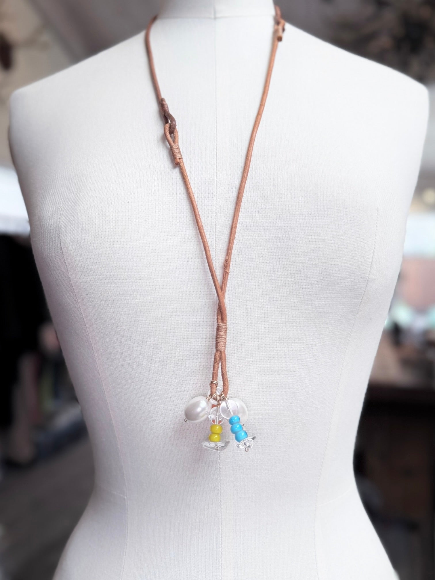 Multi Color Beads Necklace