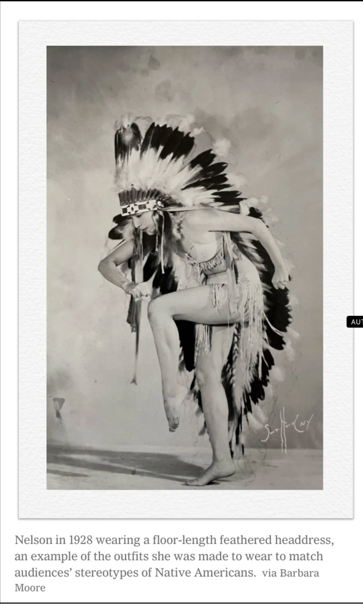 Nelson in NY times obituary 