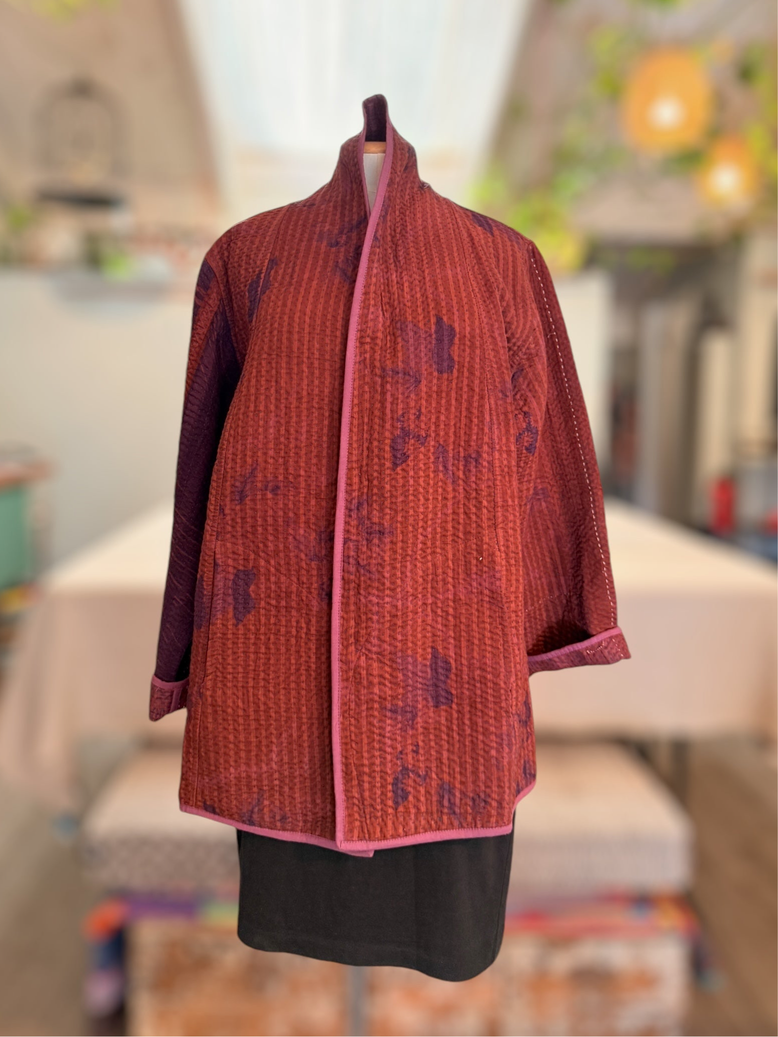 Nuovo Coat Purple Rust