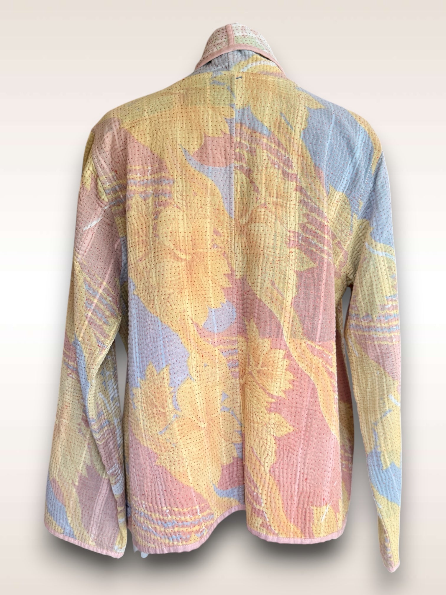 Nuovo Jacket pink yellow mint back view