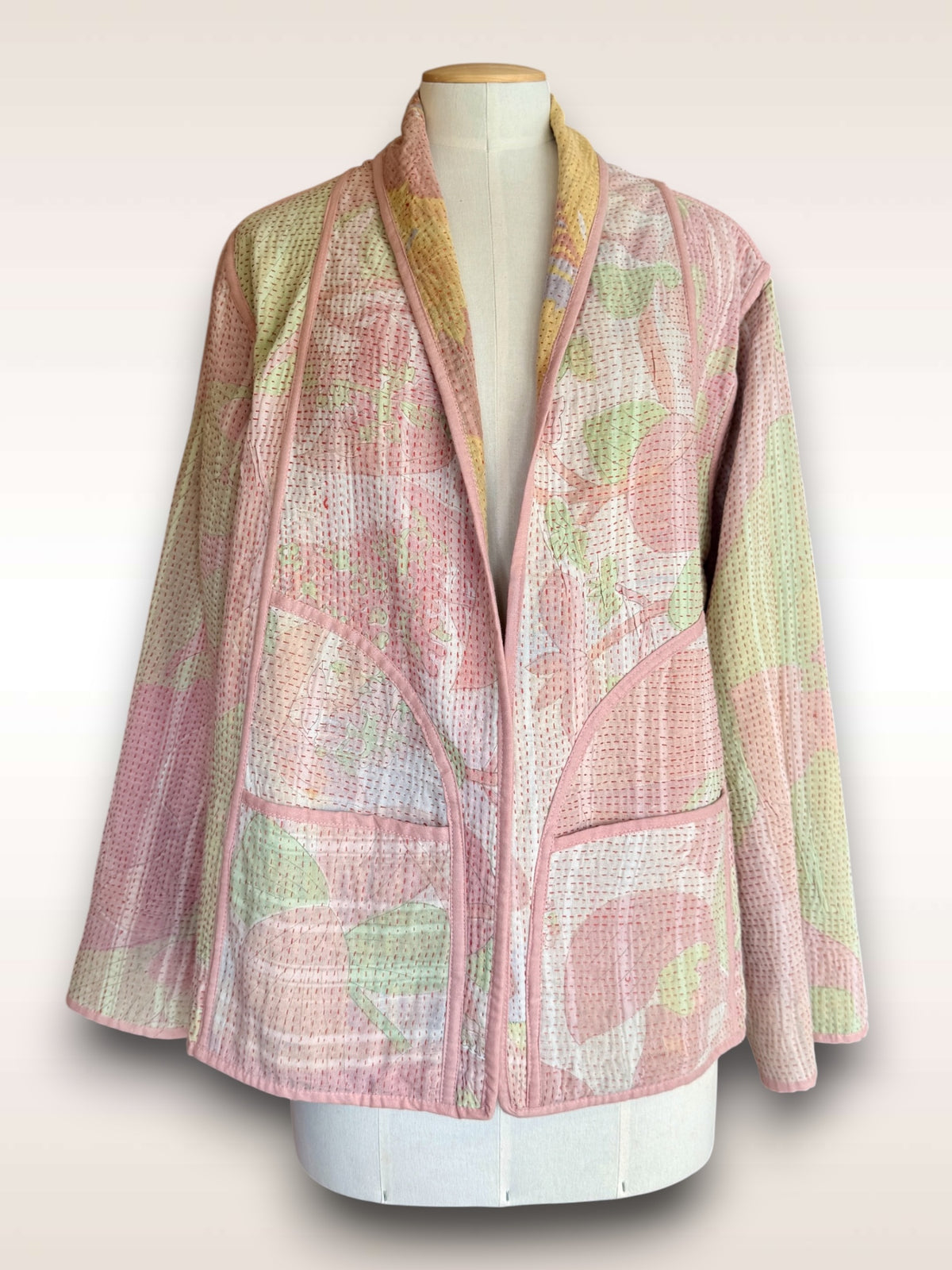 Nuovo jacket pink yellow mint reverse