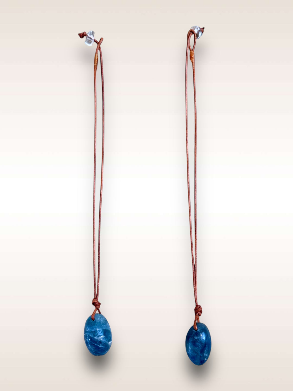 Necklace • Fluorite w/ Leather Cord