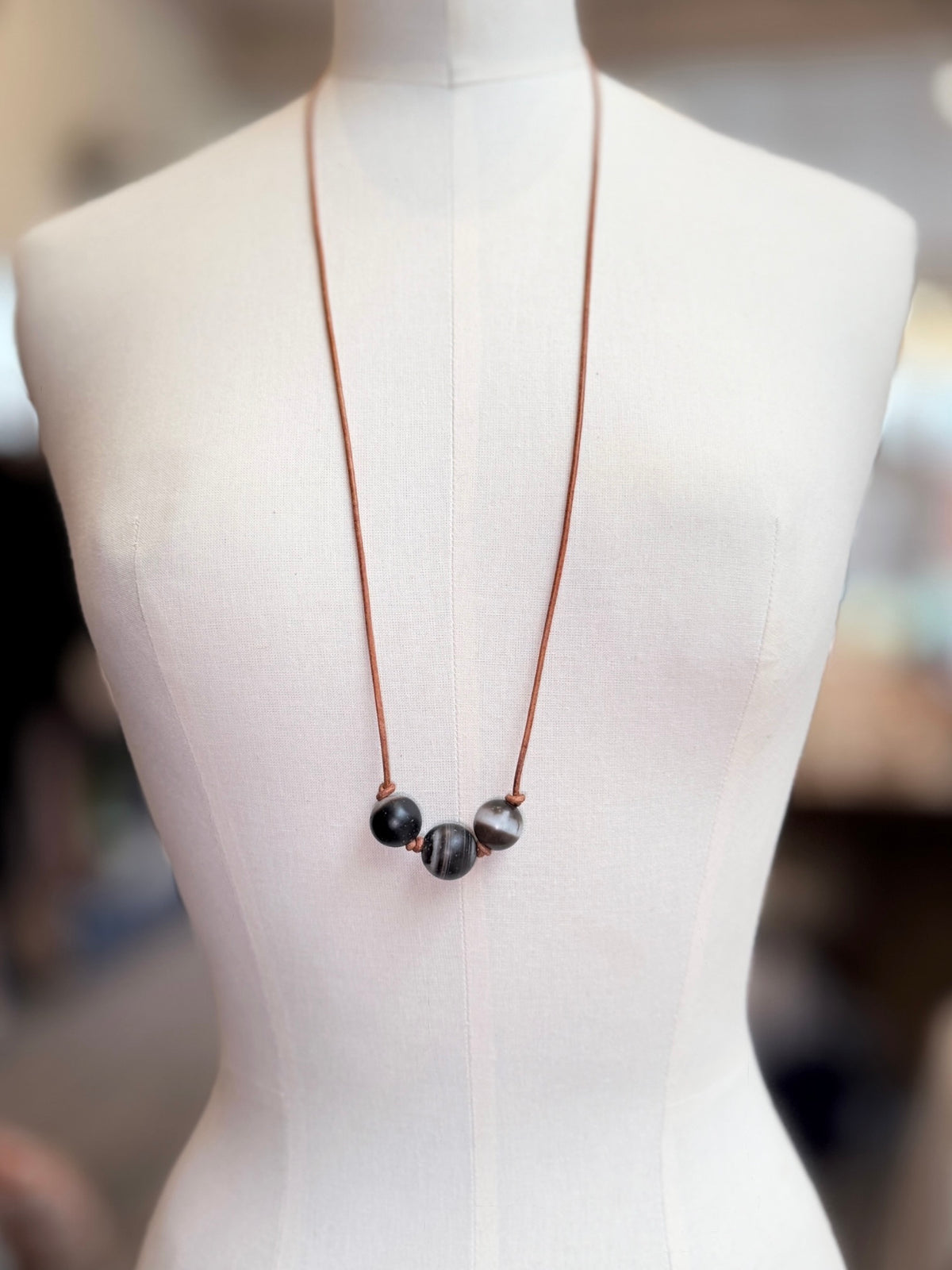 Tibetan Agate Beads Necklace