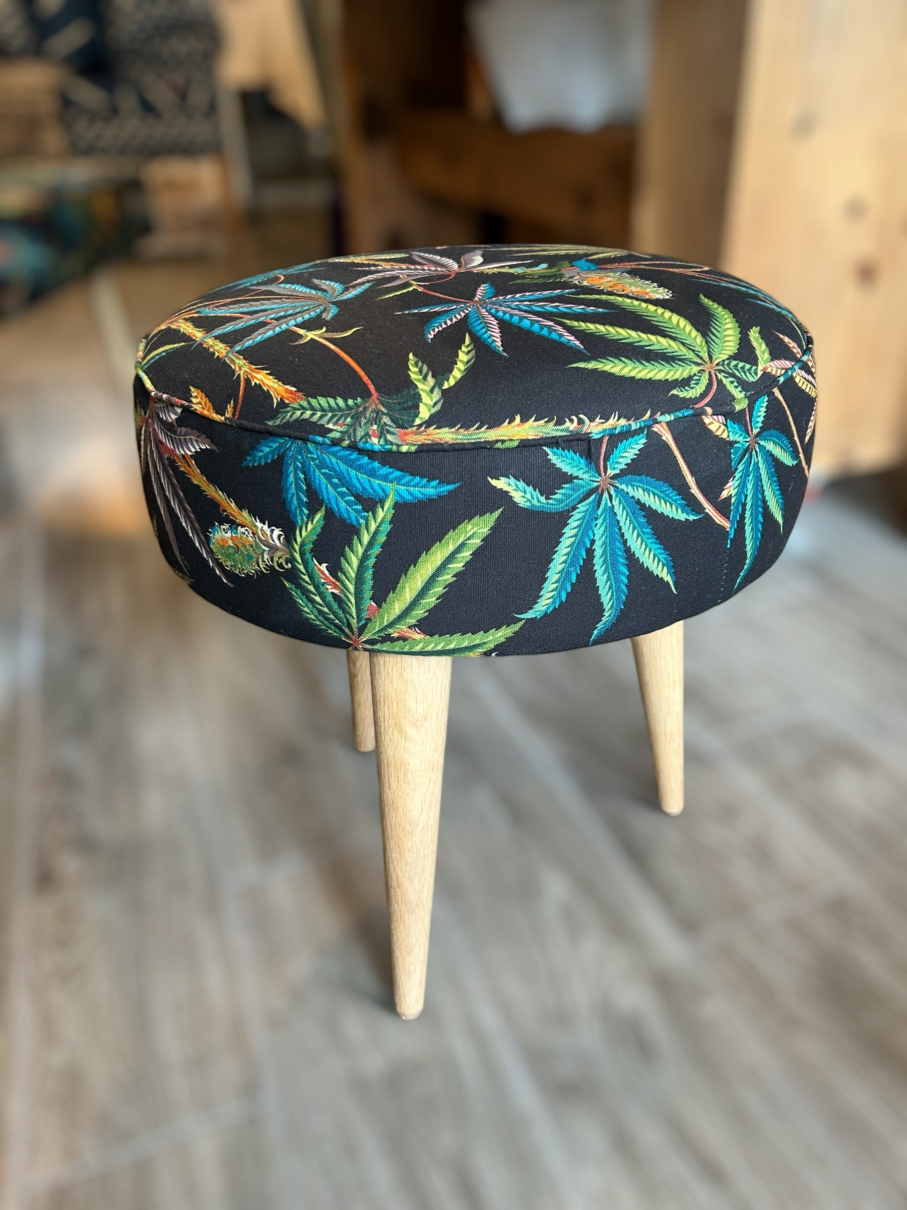 Vanity Stool Black