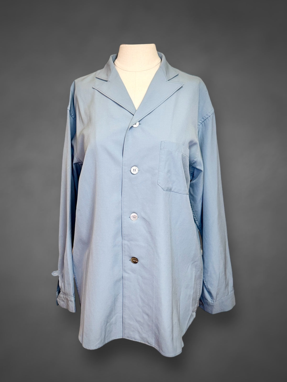 Y_s_Top_Wool_Knotch_Collar_Shirt