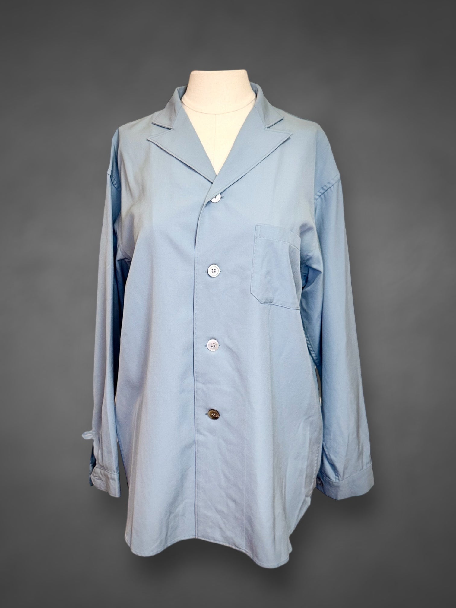 Y_s_Top_Wool_Knotch_Collar_Shirt