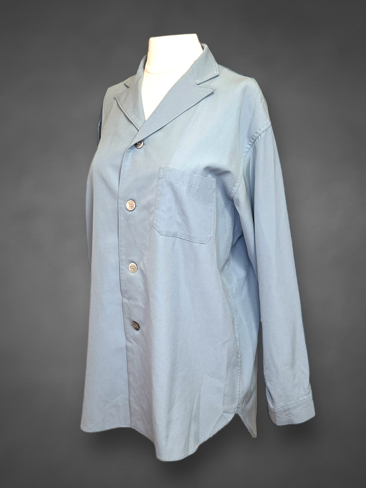 Y’s Wool Notched Colar shirt