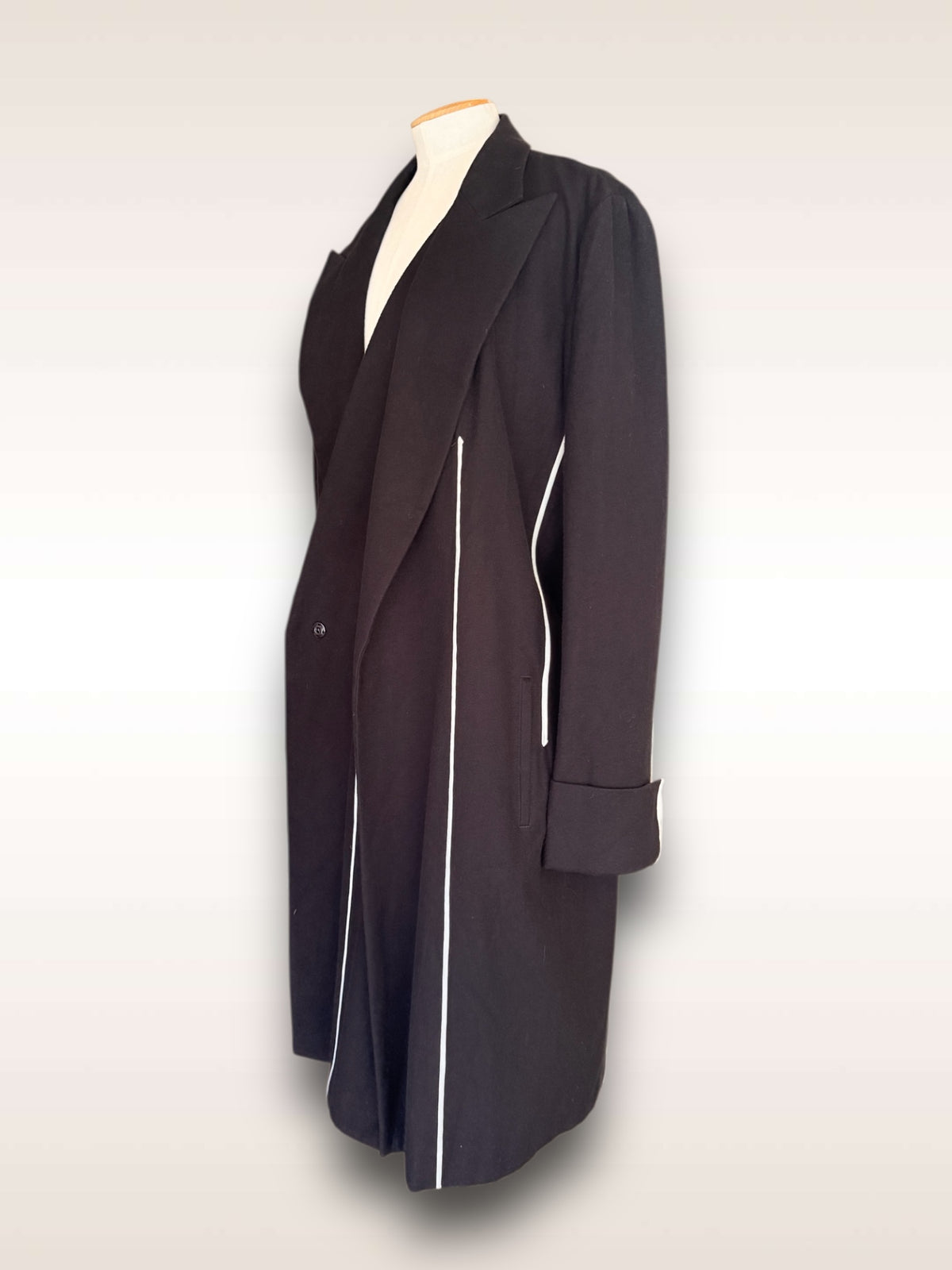 Yohji Flannel Jacket with white piping