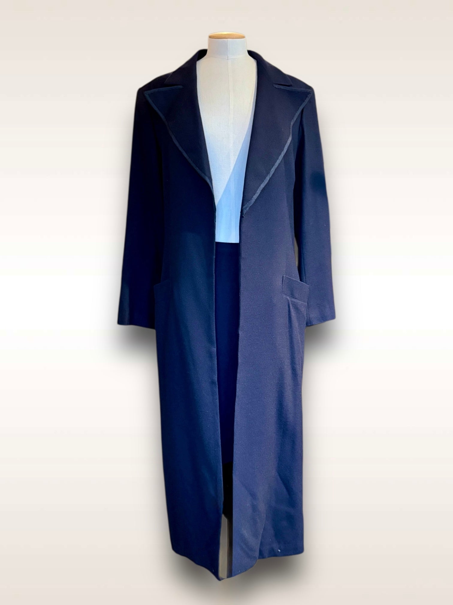 Yohji Yamamoto Coat Peak Lapel Duster AW 1999