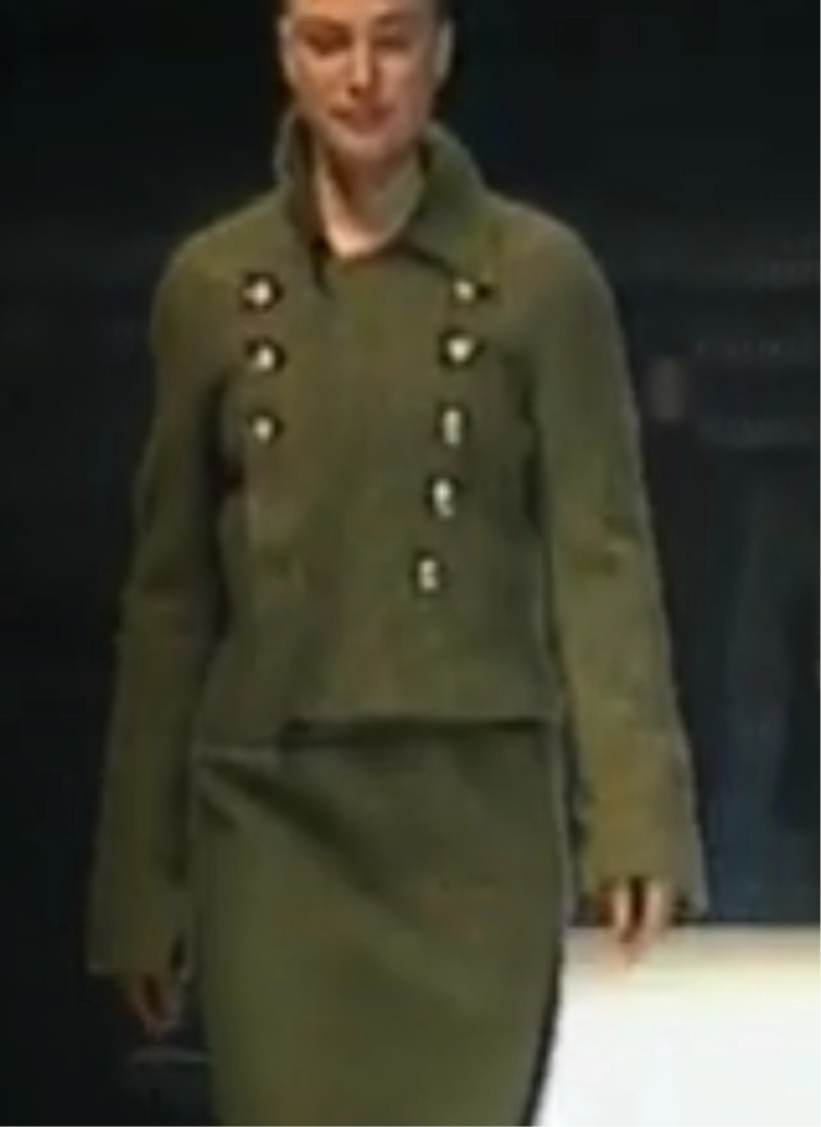 Yohji Yamamoto Femme AW ‘96 Paris runway show jacket