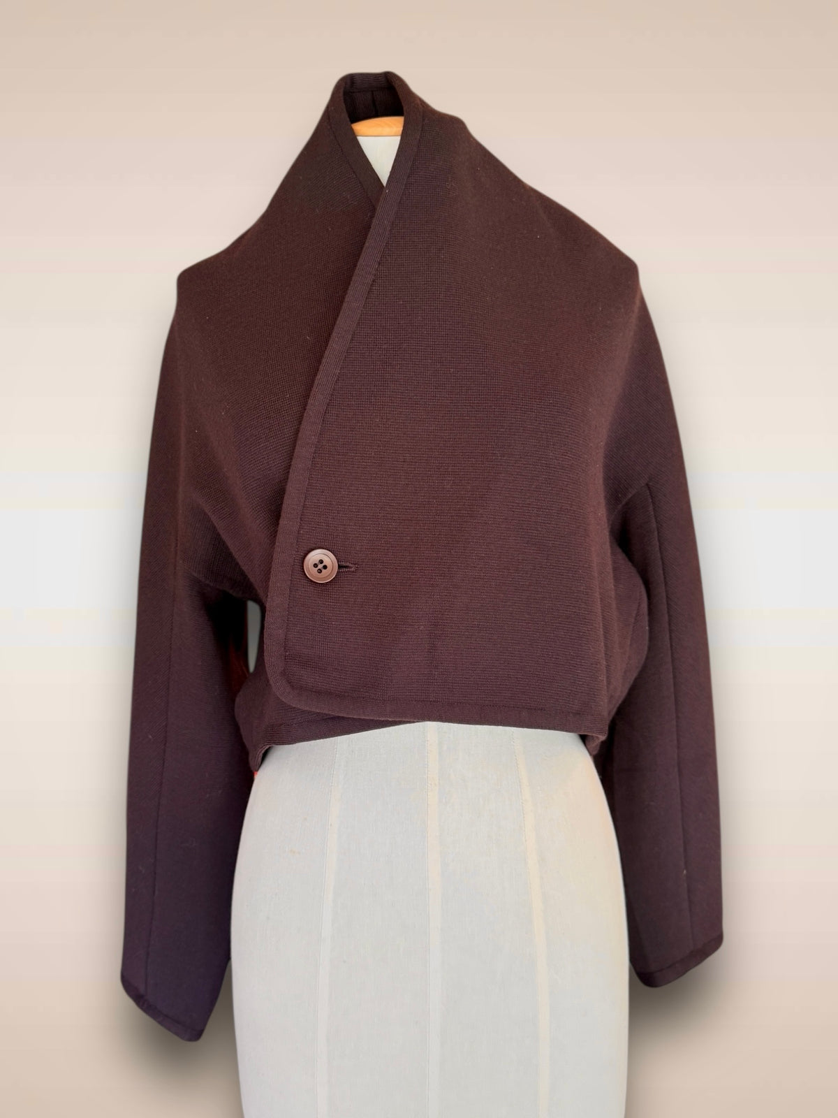 Yohji Yamamoto Jacket Bolero w/ 1 button