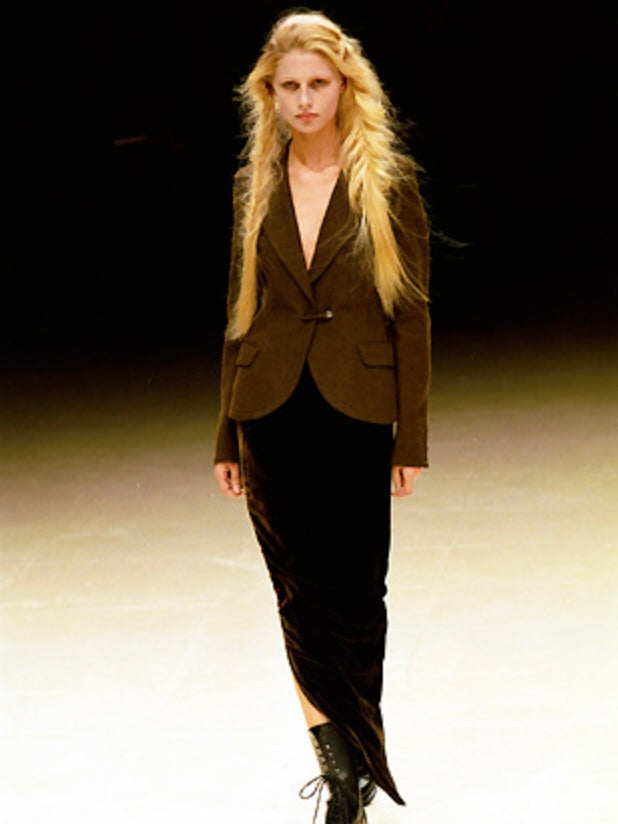 Yohji Yamamoto Jacket SB Khaki w/ Hook AW 1999