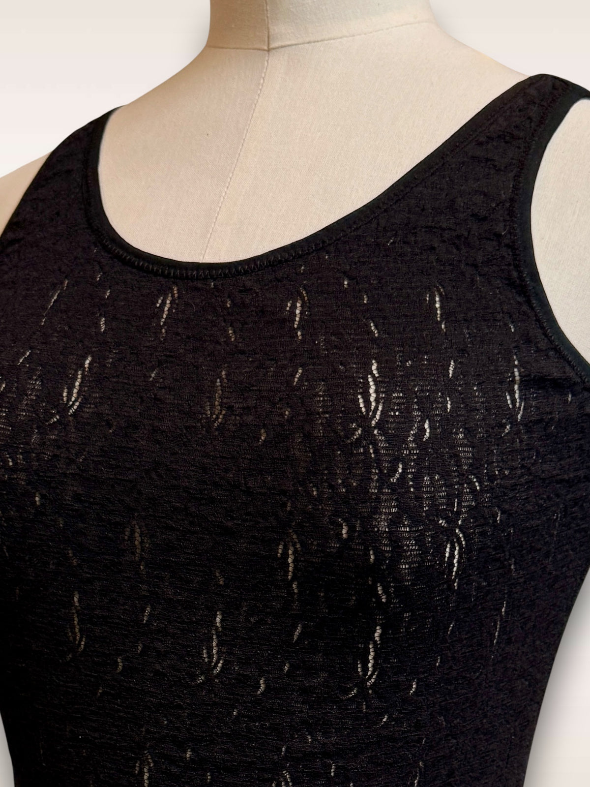 Yohji Yamamoto Lace T detail
