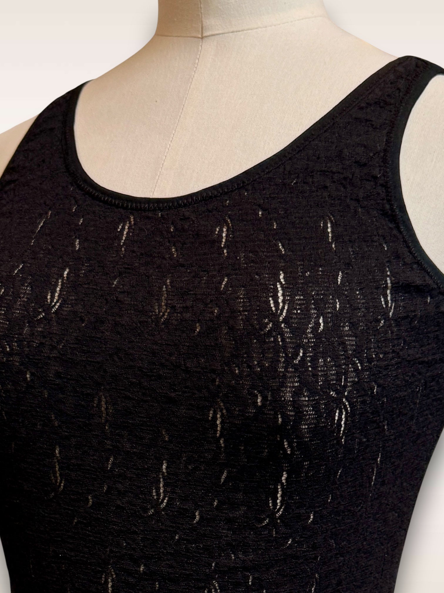 Yohji Yamamoto Lace T detail