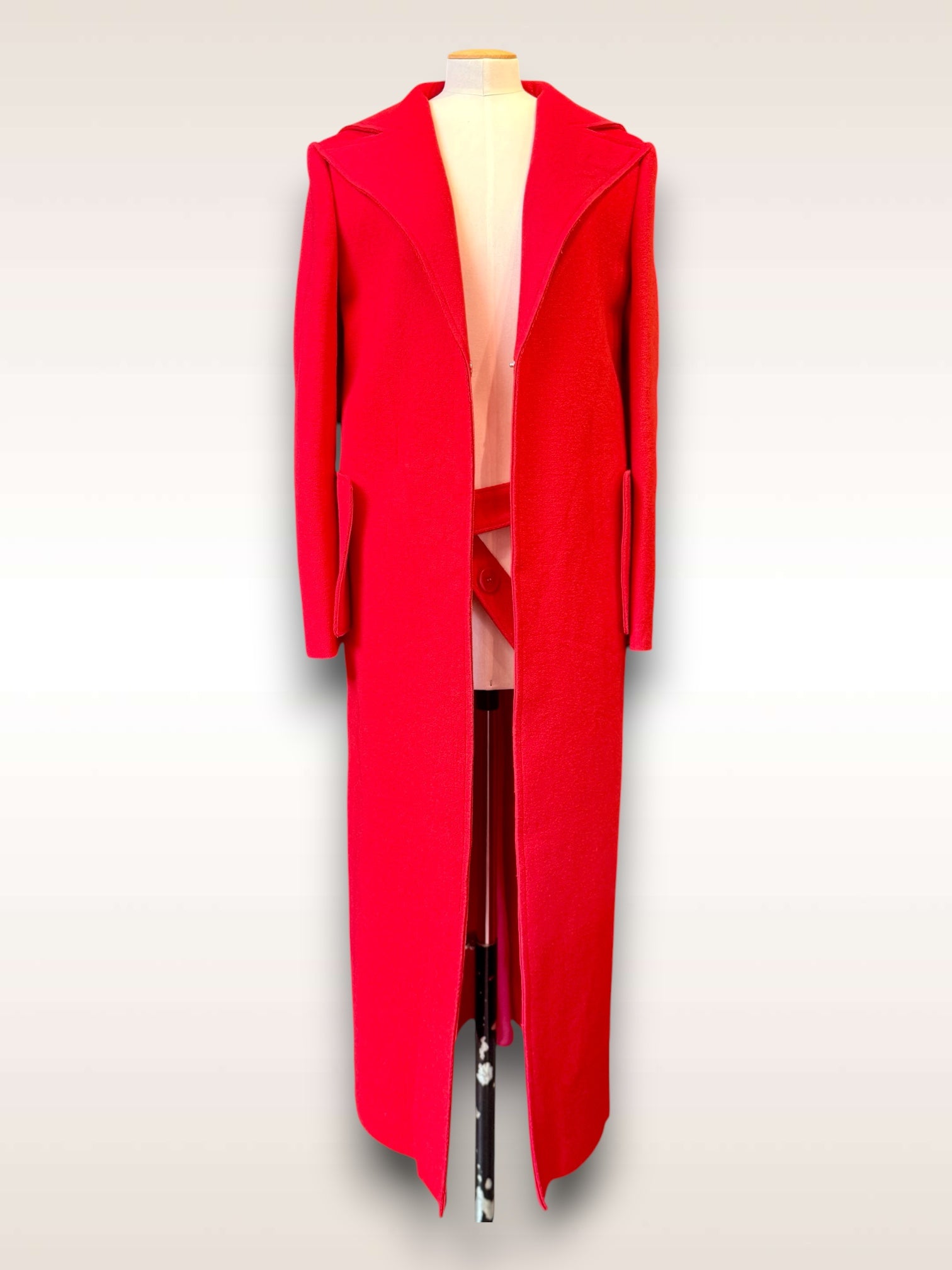 Yohji Yamamoto Red Maxi coat AW 2009