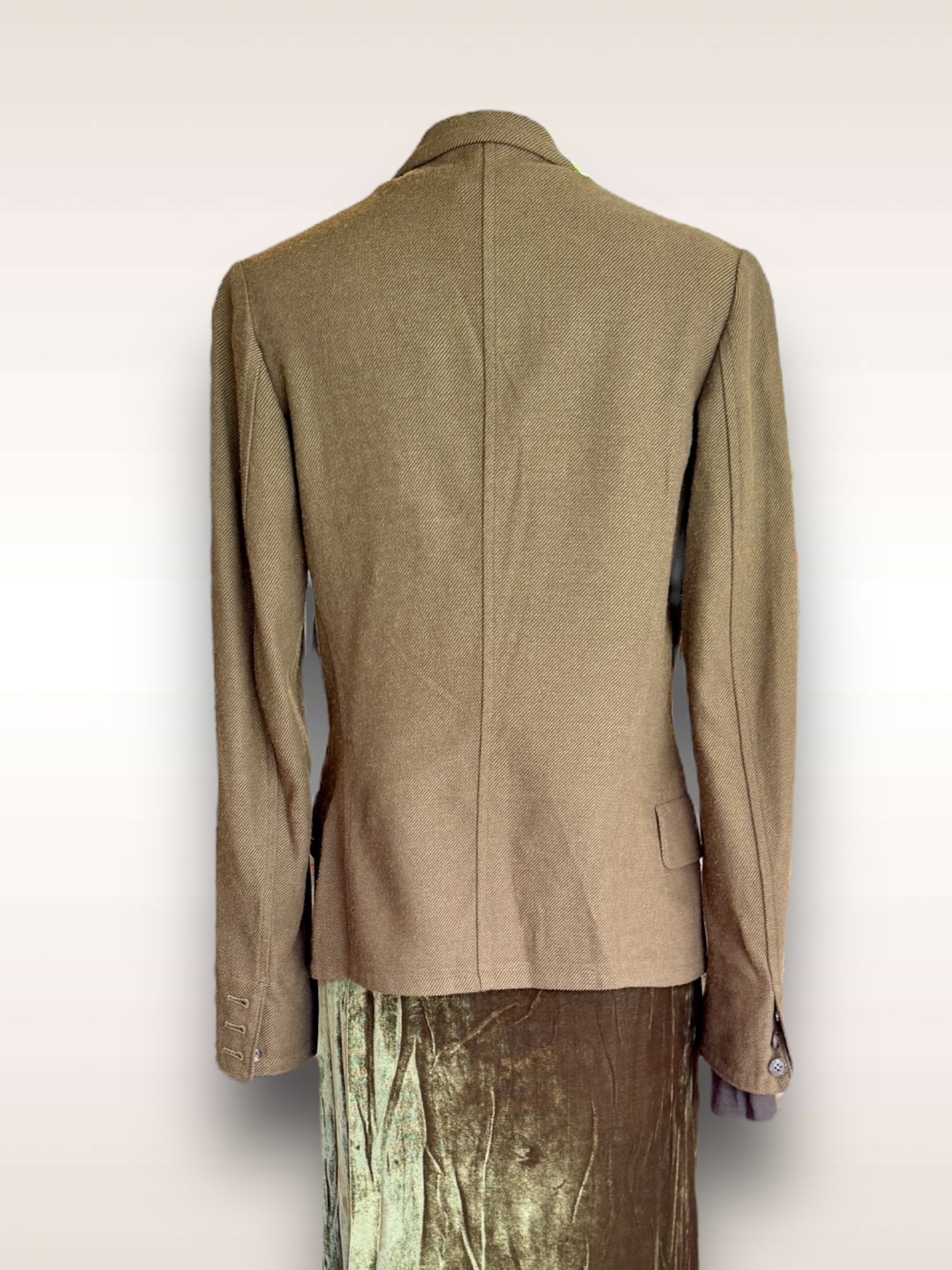 Yohji Yamamoto SB Khaki Jacket w/ Hooks AW 1999